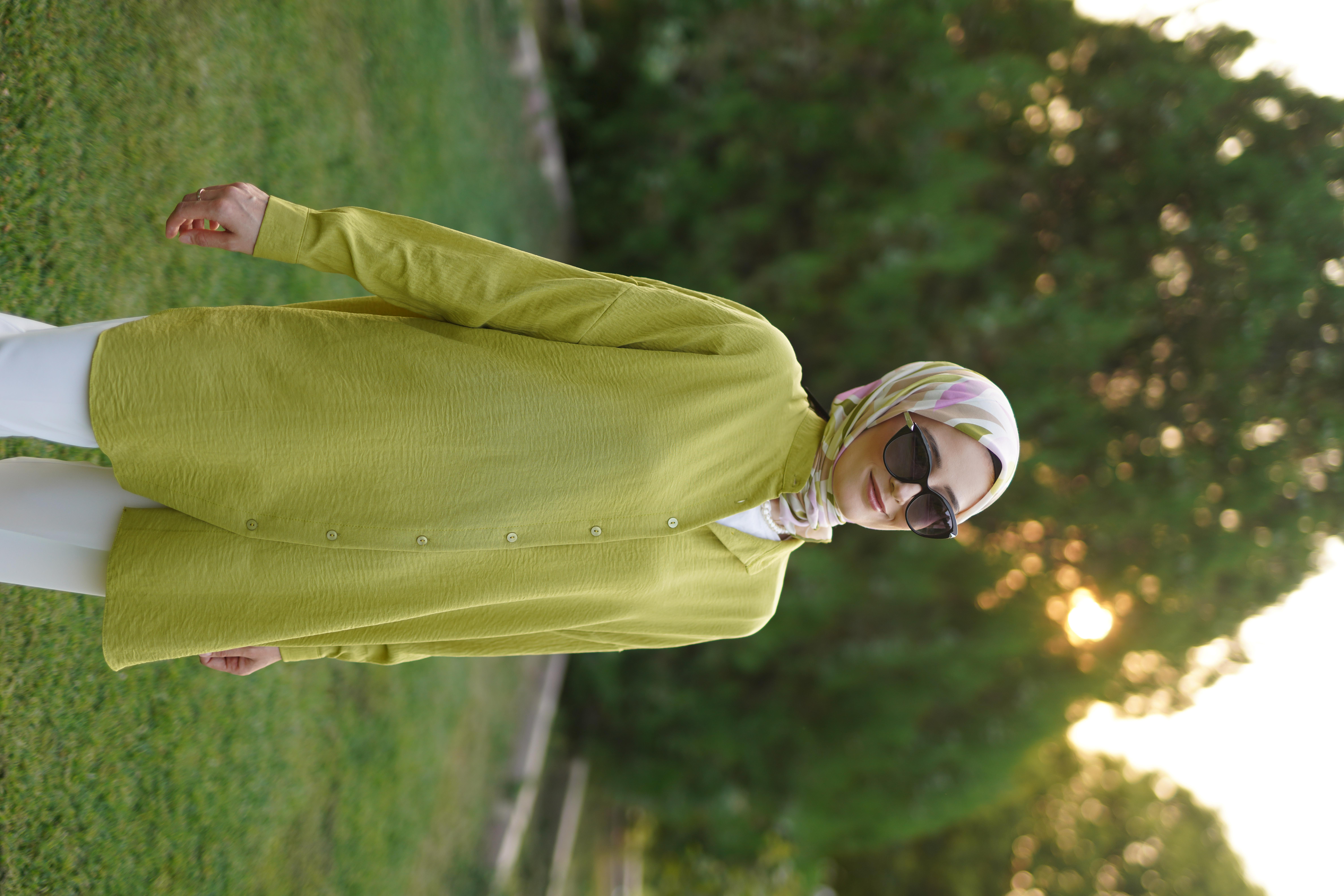 Ada Gömlek Yağ Yeşili