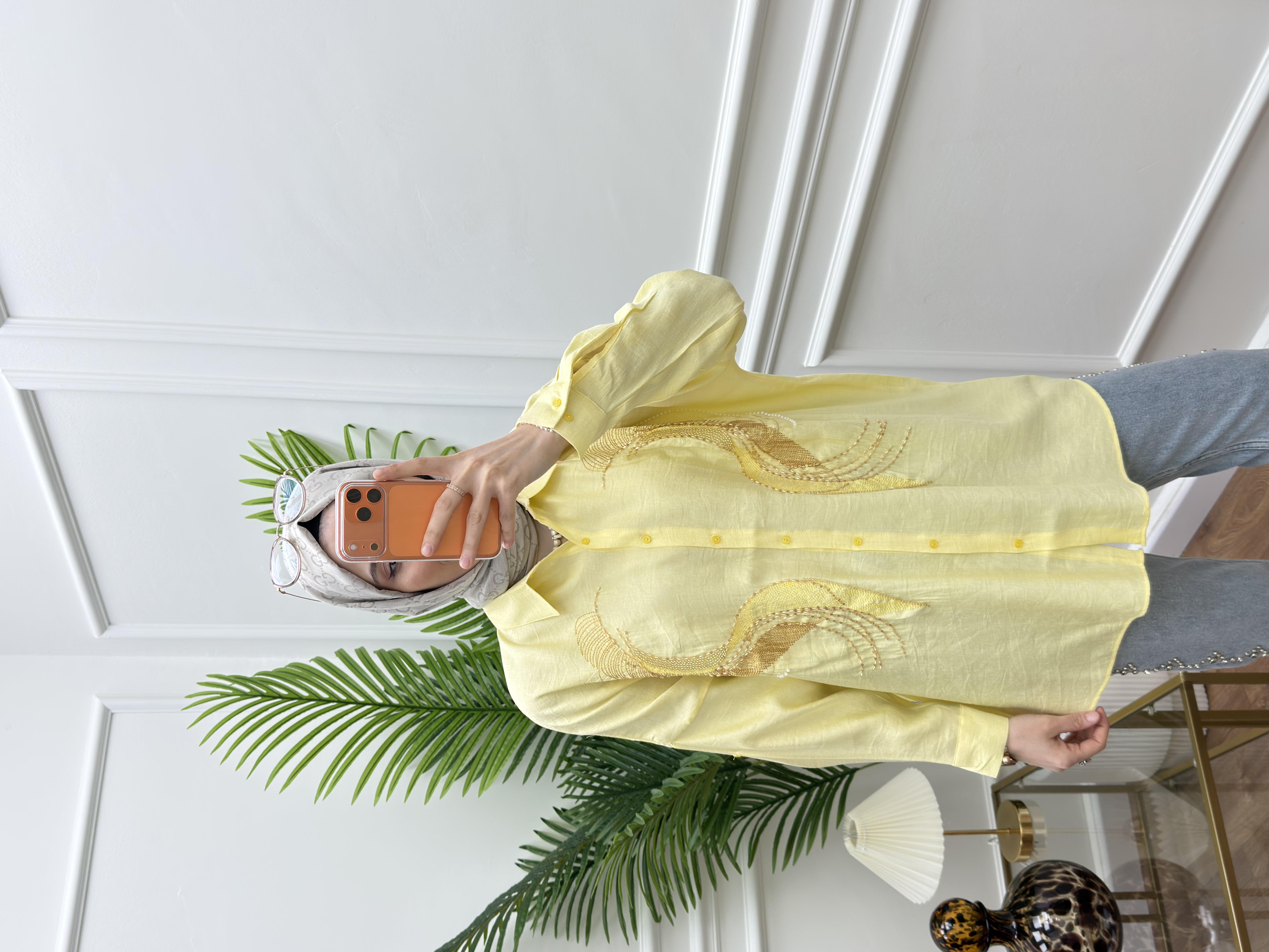 Bali Gömlek Sarı
