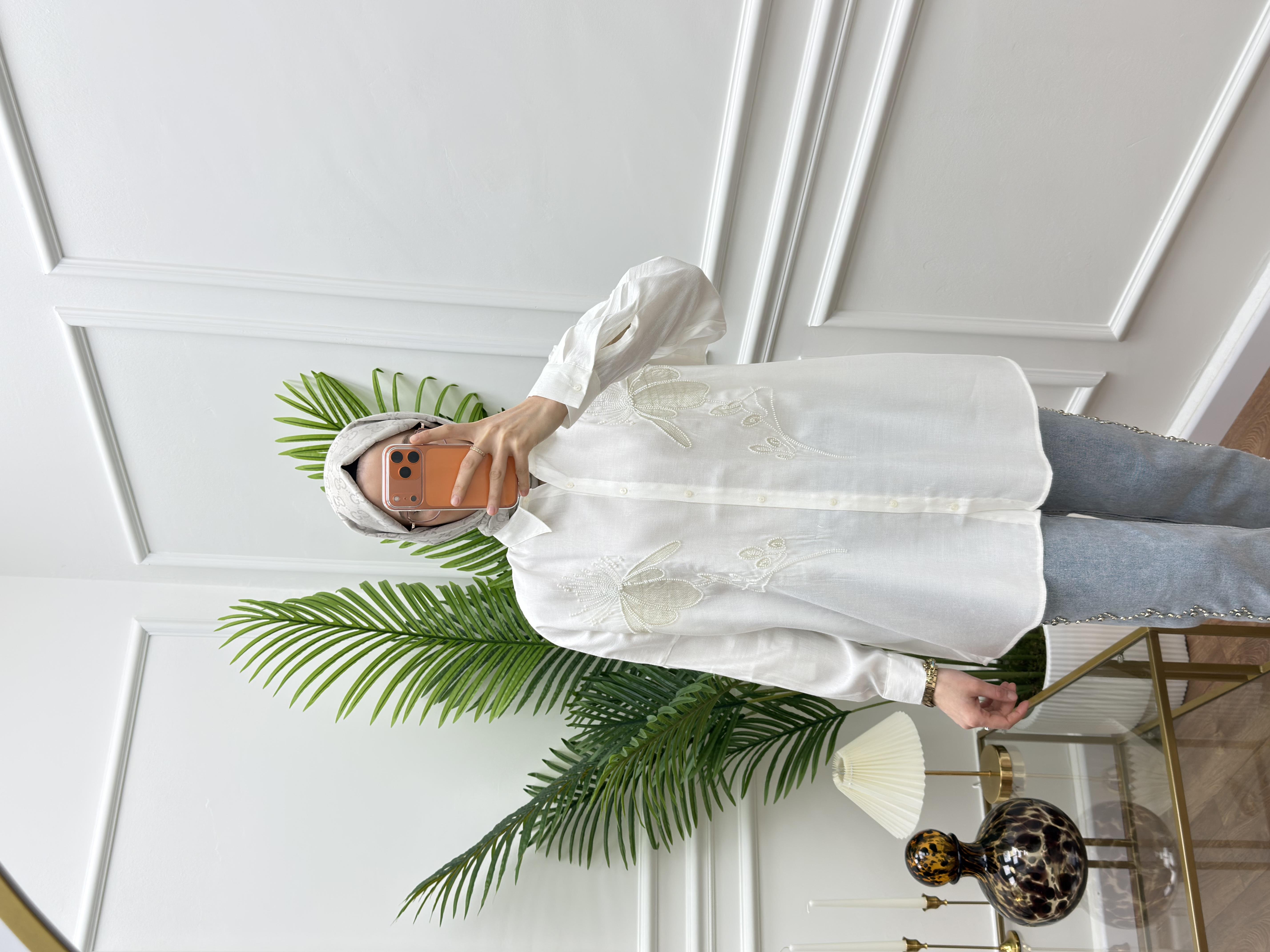 Ceylan Gömlek Beyaz