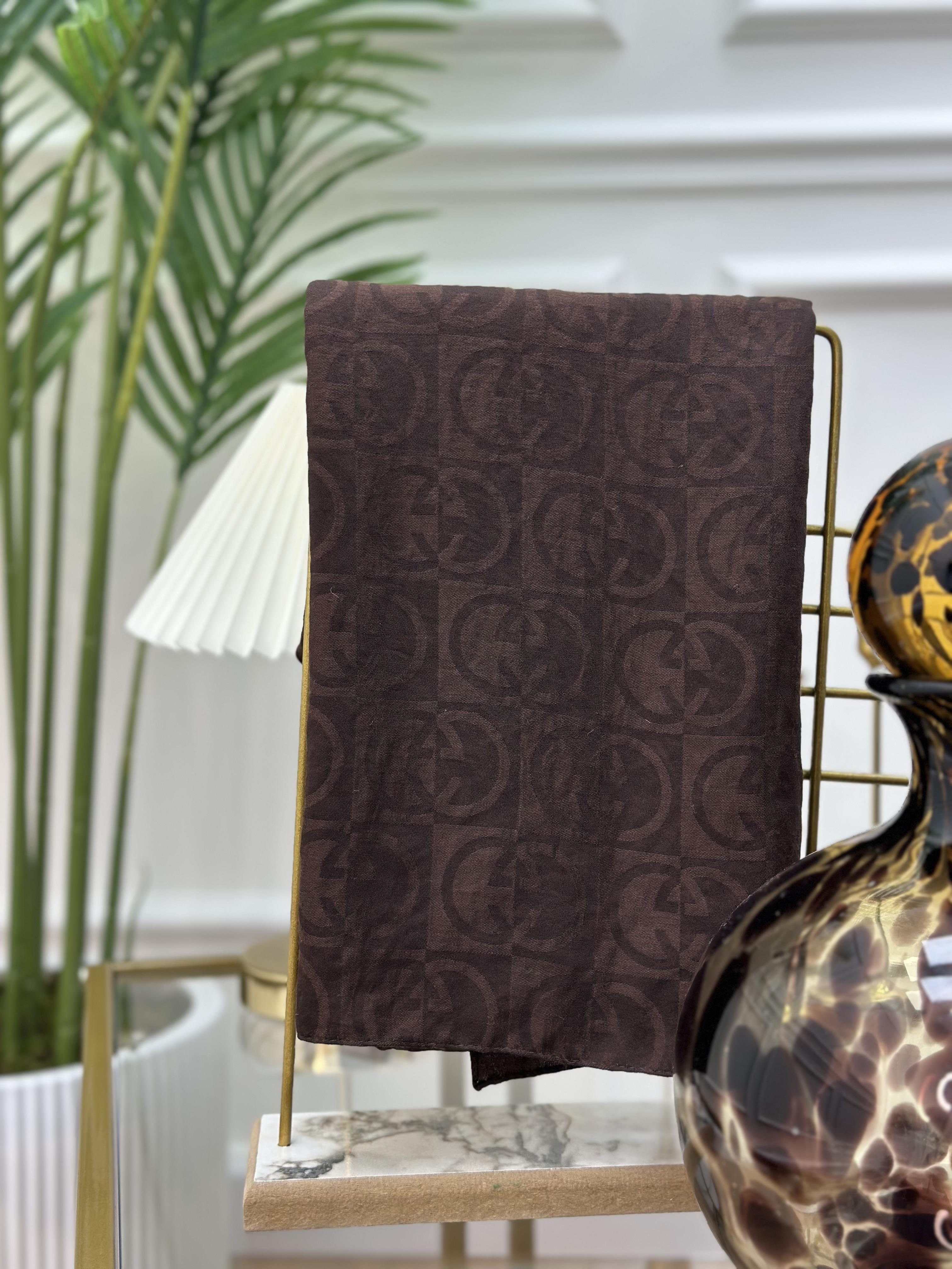 G Desen Şal Acı Kahve