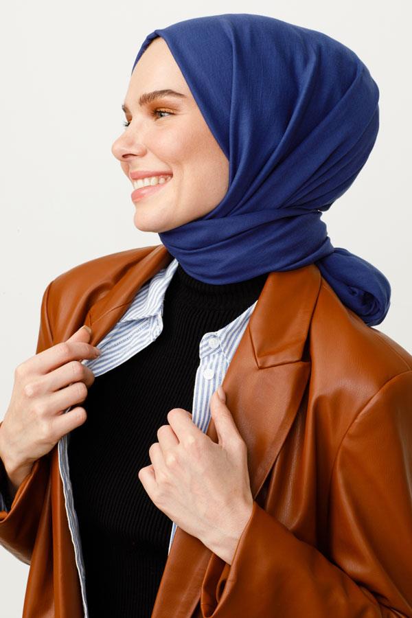 Koyu Kot Pamuk Kraş Şal