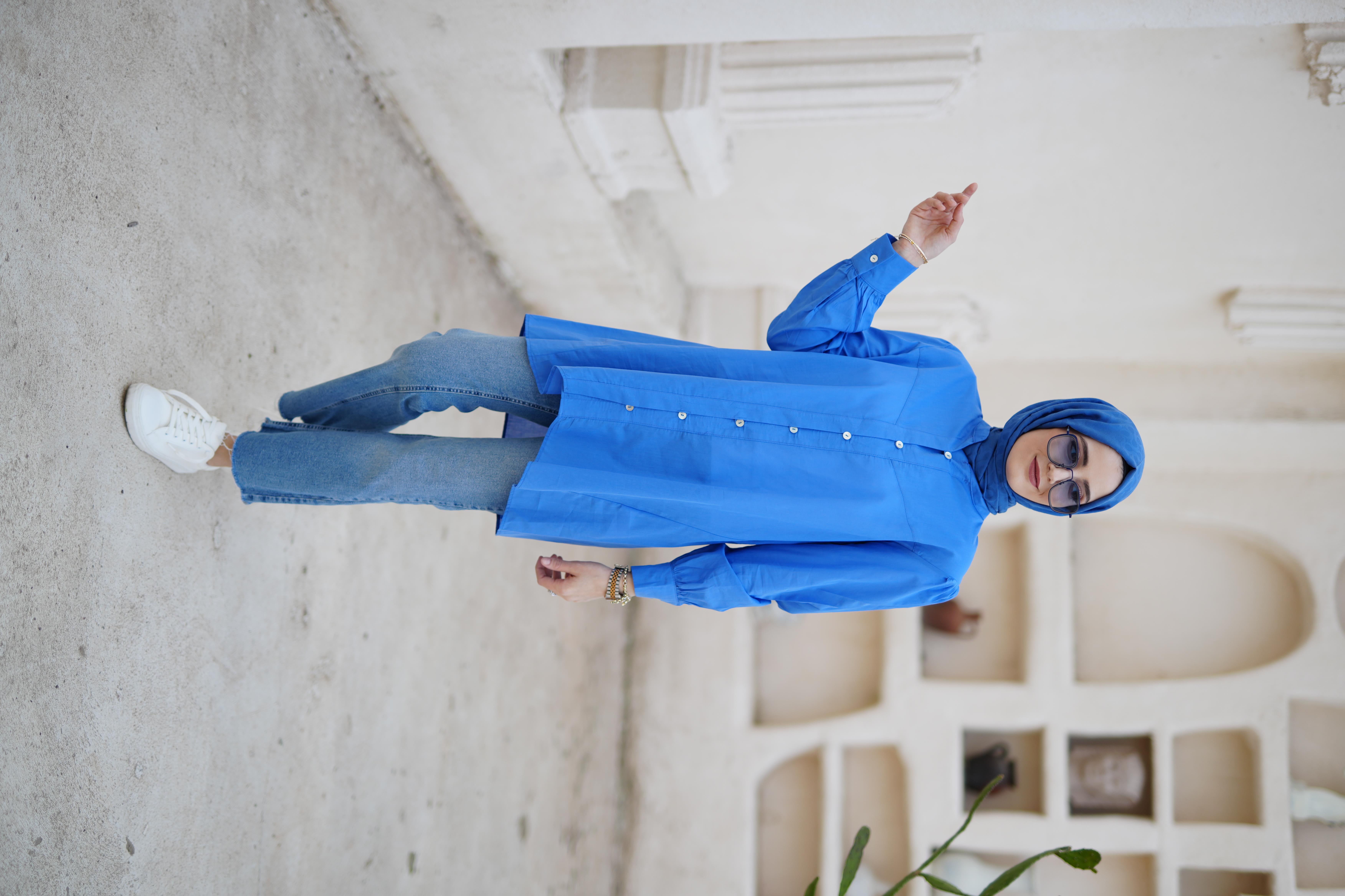 Massimo Gömlek Okyanus Mavi