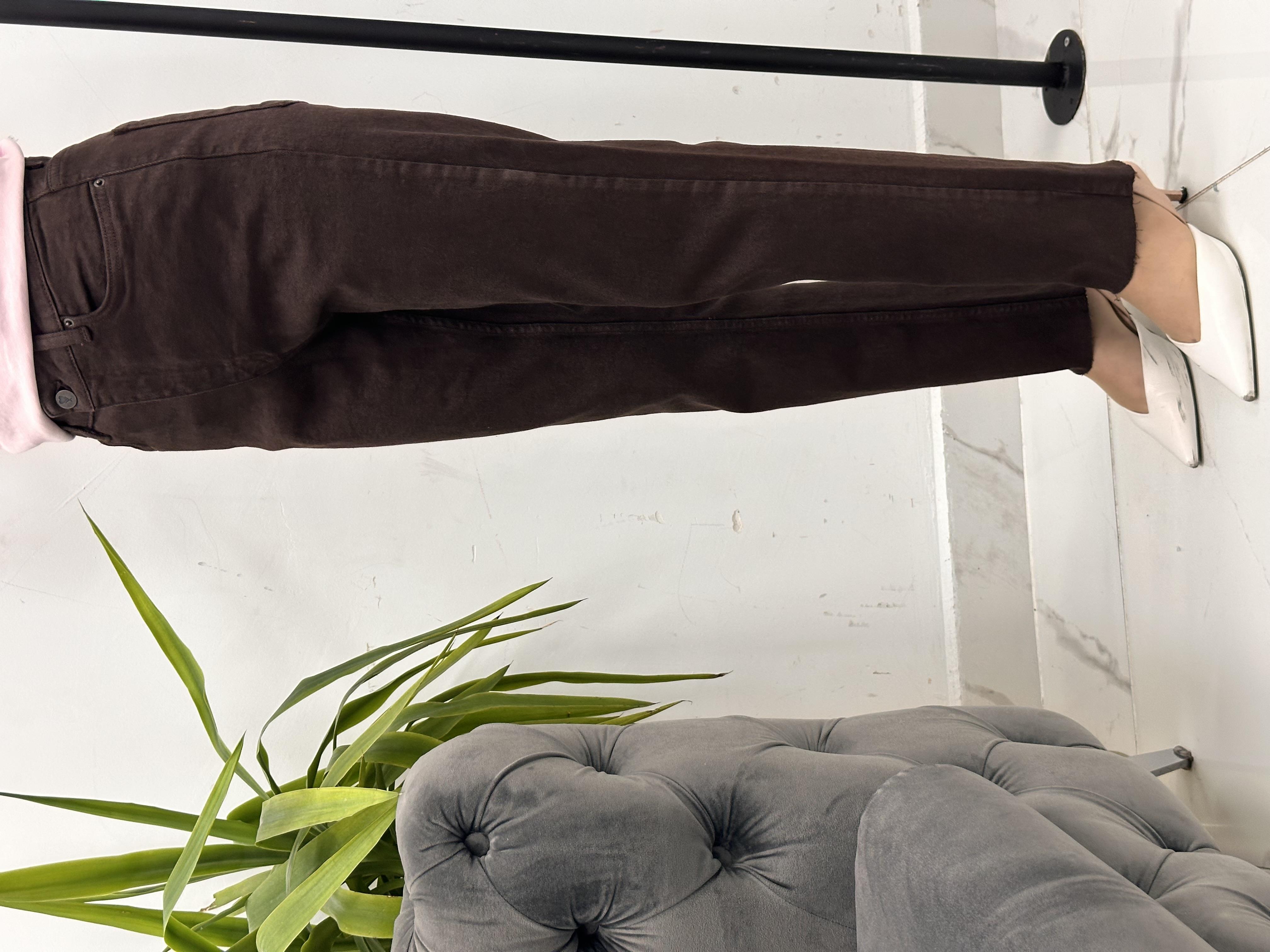 Mom Fit Koyu Kahve Kot