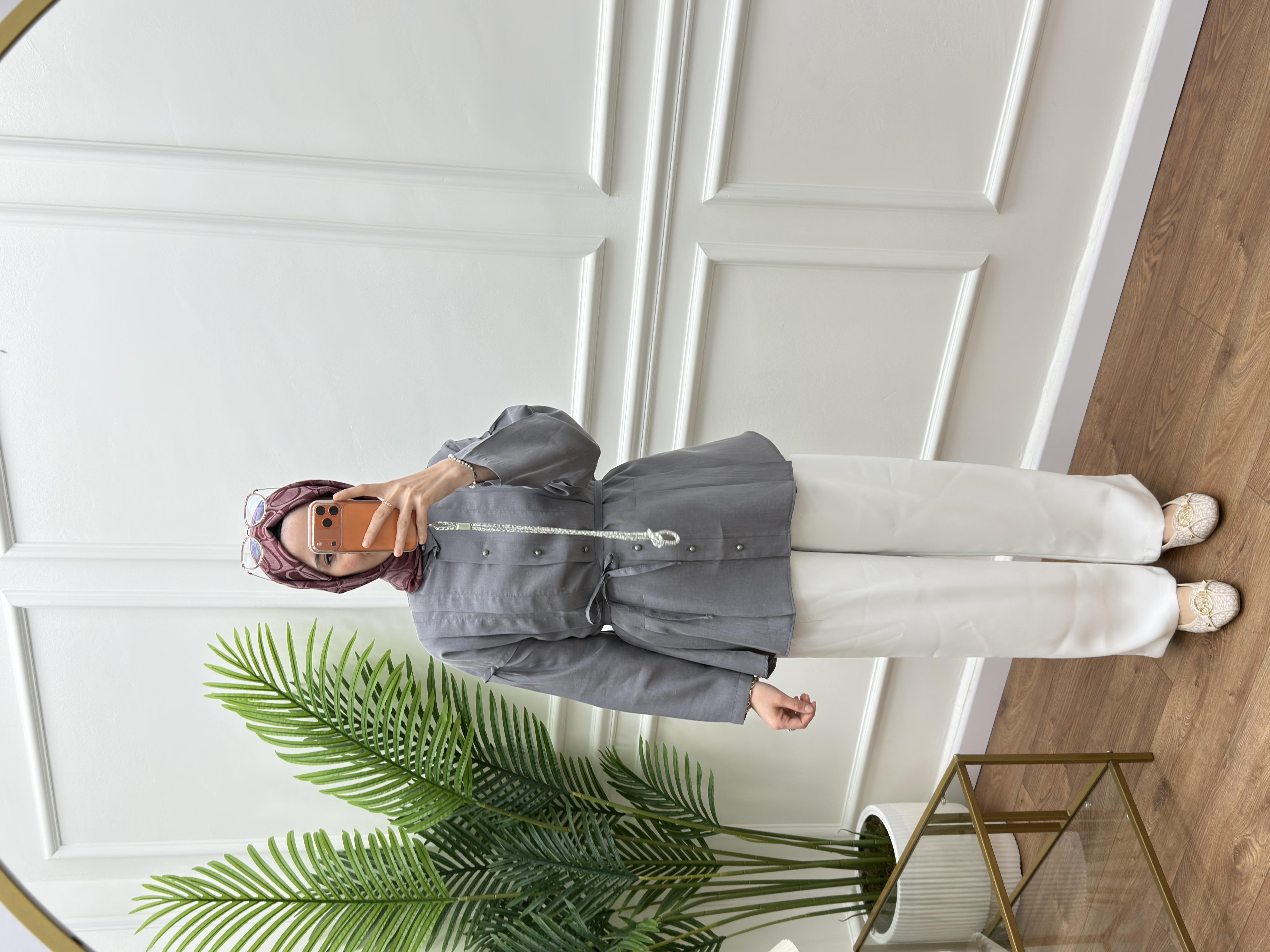 Pensli Gömlek Antrasit