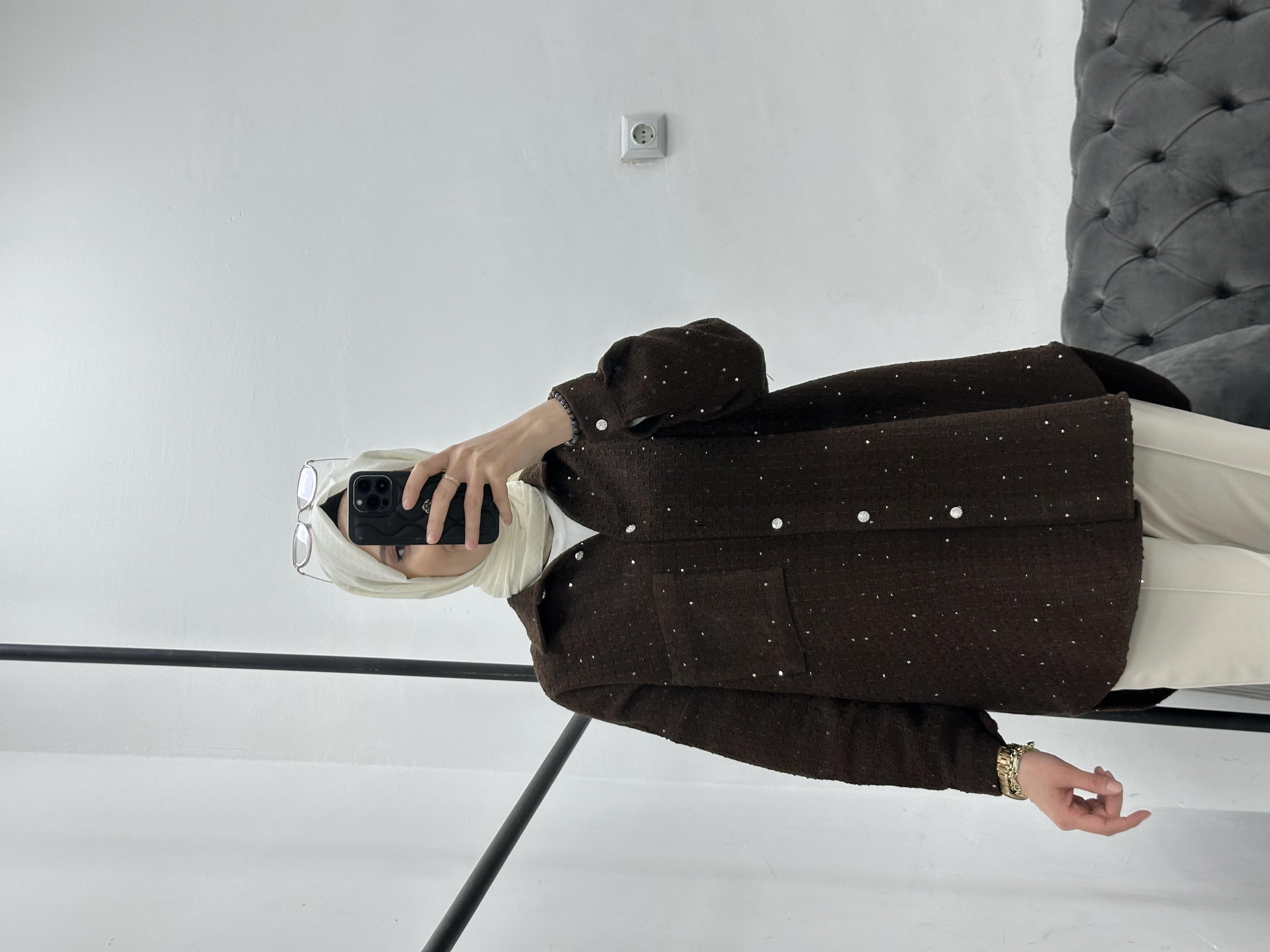 Tüvit Pırlanta Gömlek Acı Kahve