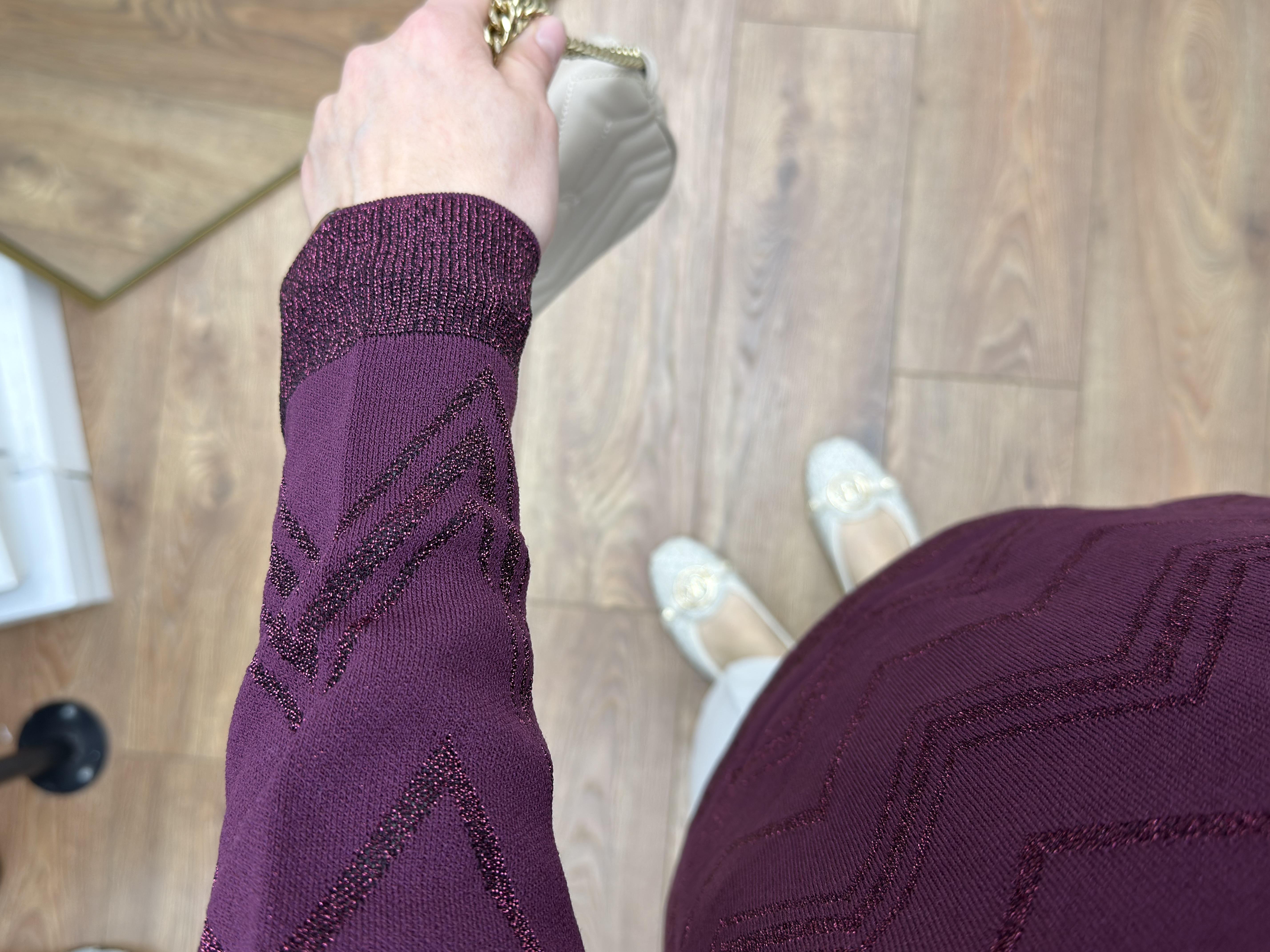 Zikzak Triko Mürdüm