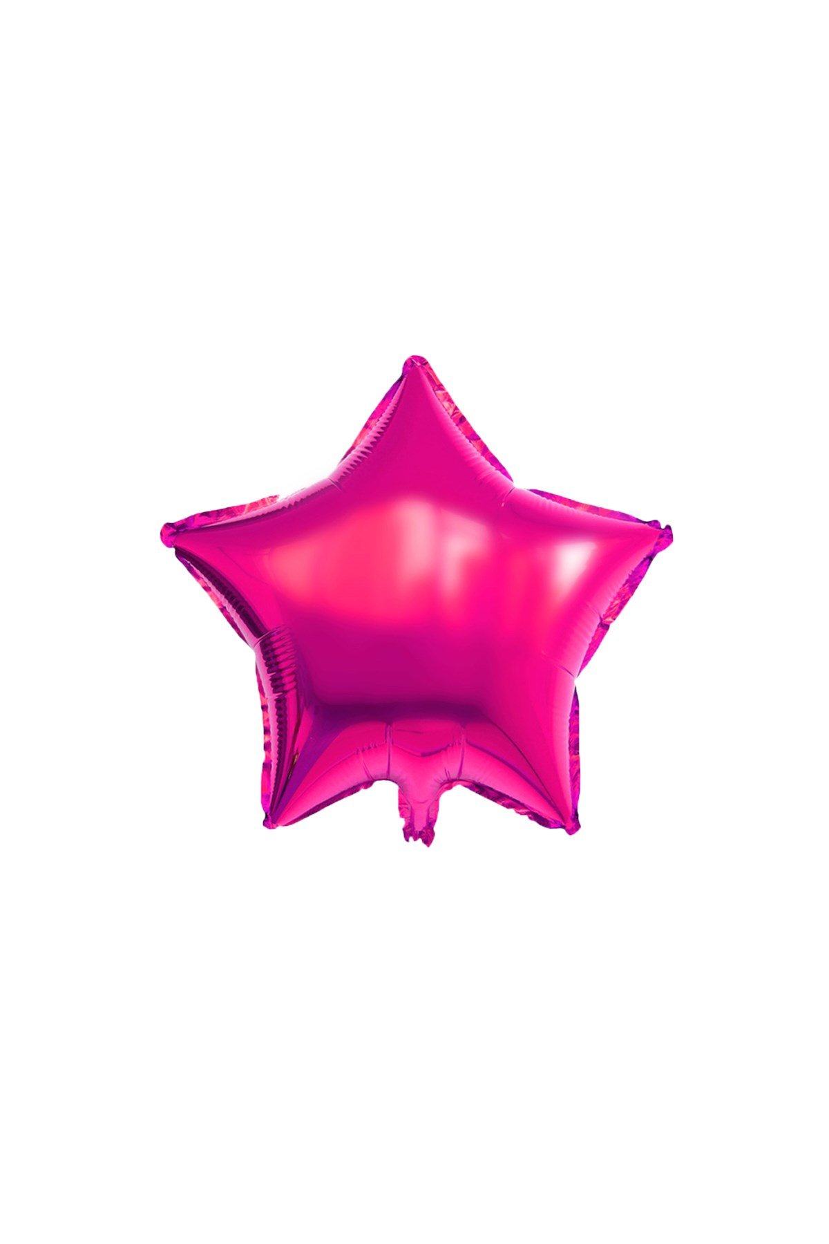 Fuşya Yıldız Büyük Folyo Balon 60cmPartistPSPST877