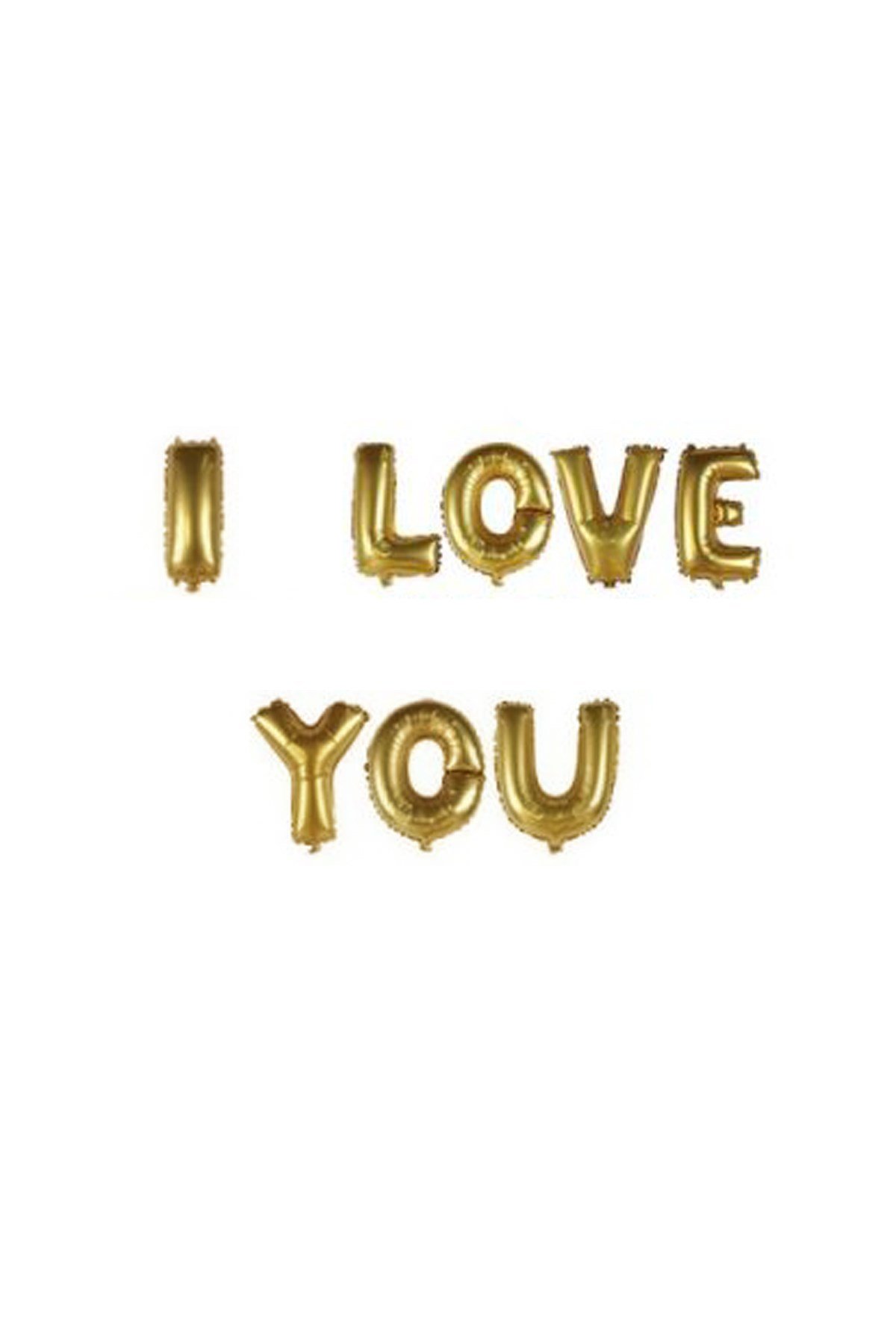 I Love You Folyo Balon Set Gold 40cmPartistPSPST793