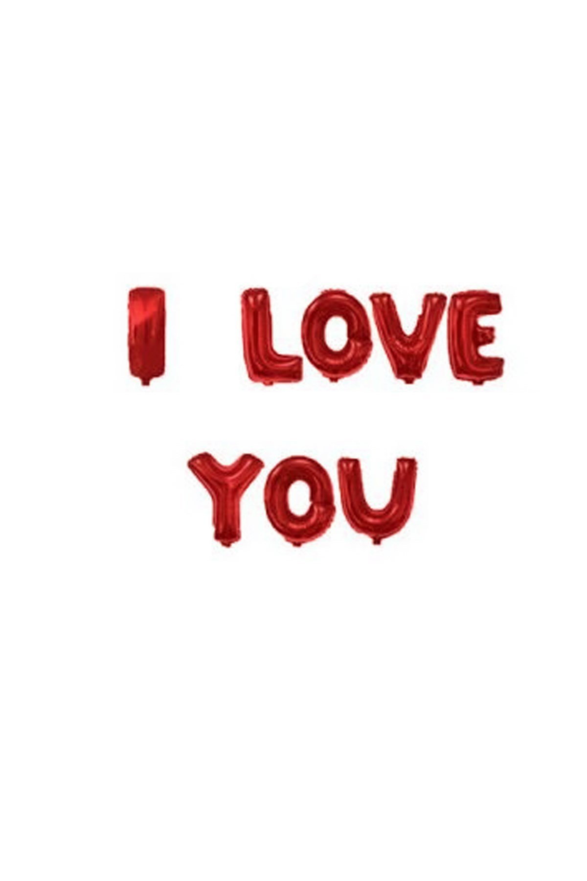 I Love You Folyo Balon Set Kırmızı 40cmPartistPSPST795