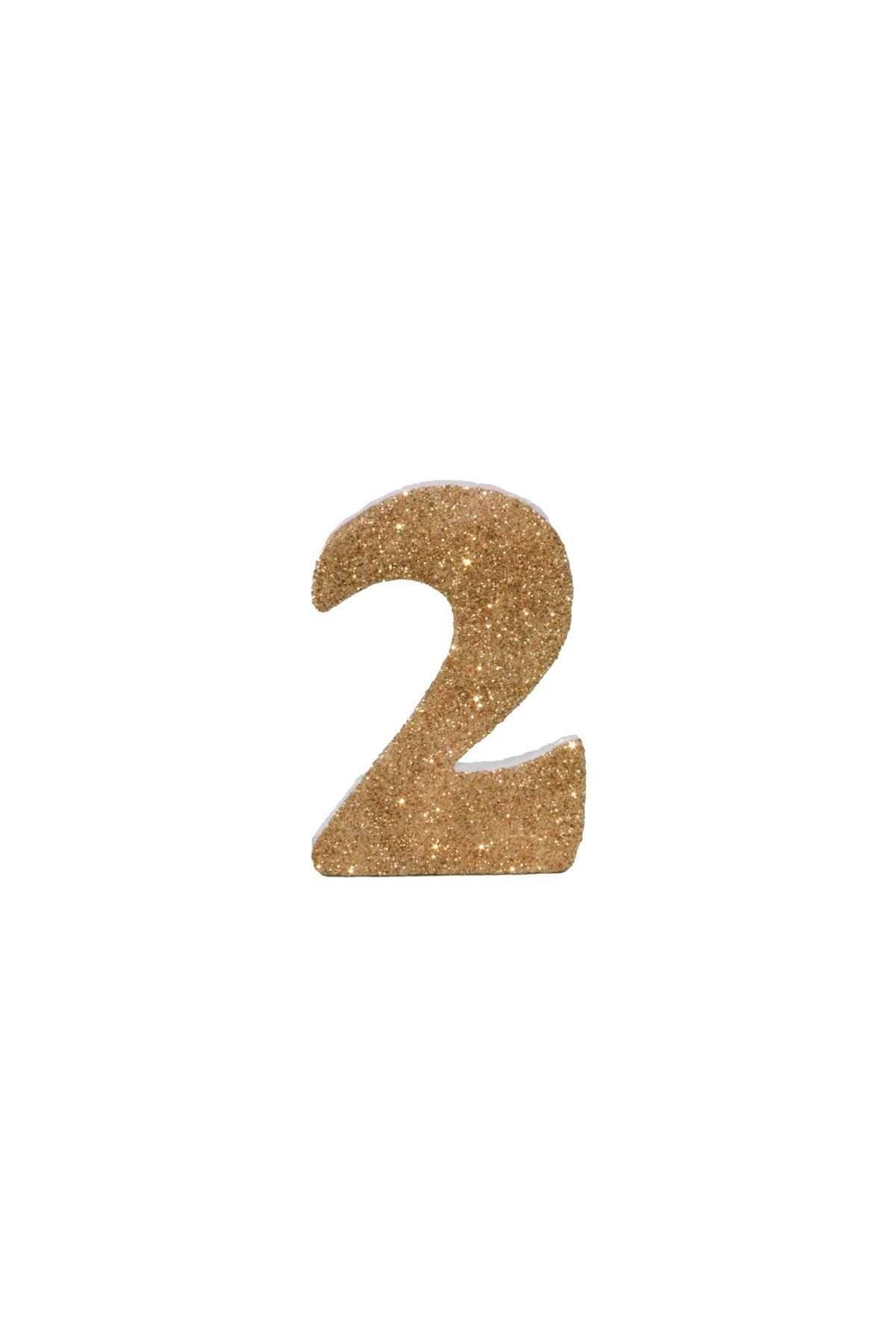 2 Rakam Strafor Gold 10*10cmPartistST2532