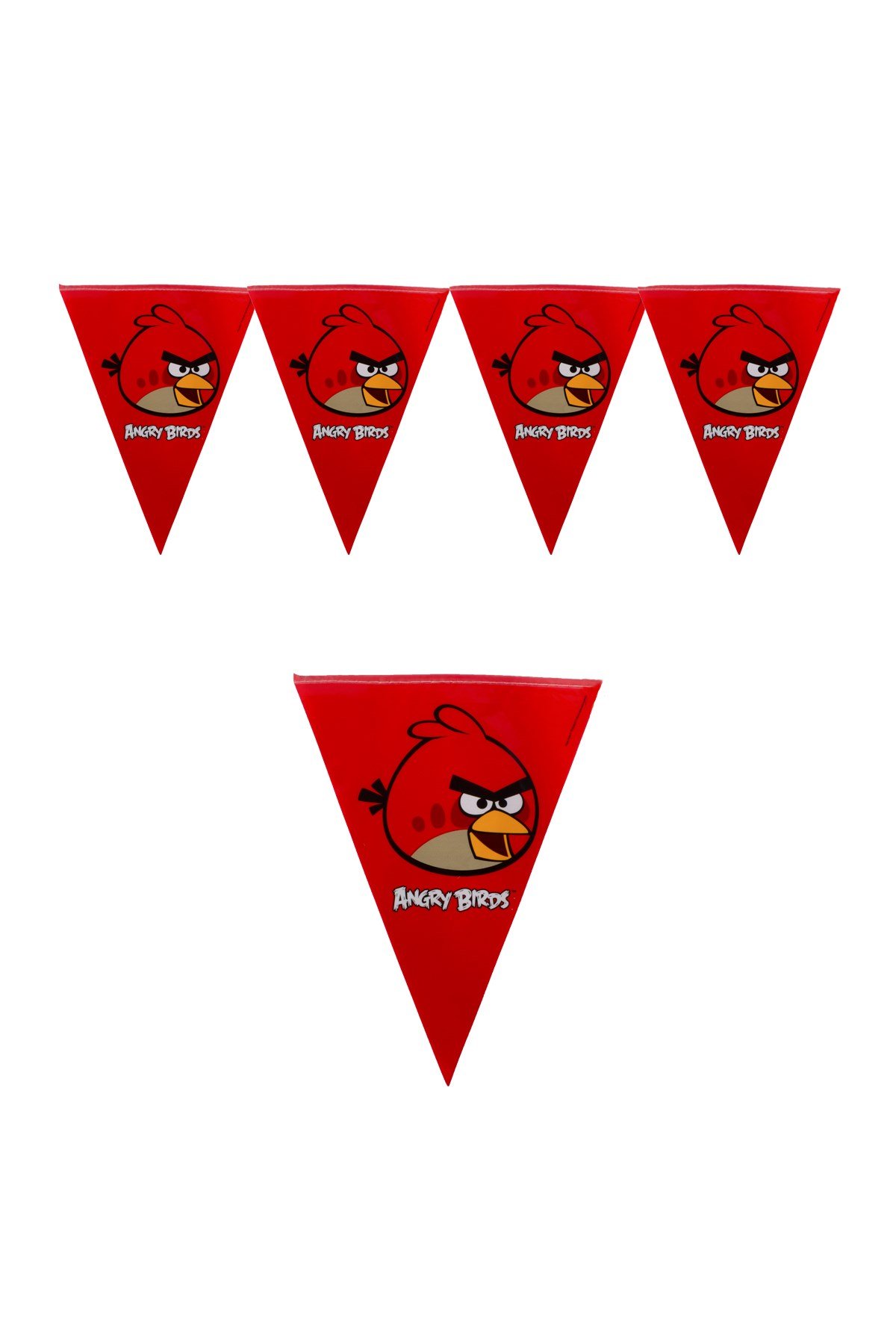 Angry Birds Lisanslı Üçgen Flama 360cmPartistST1800
