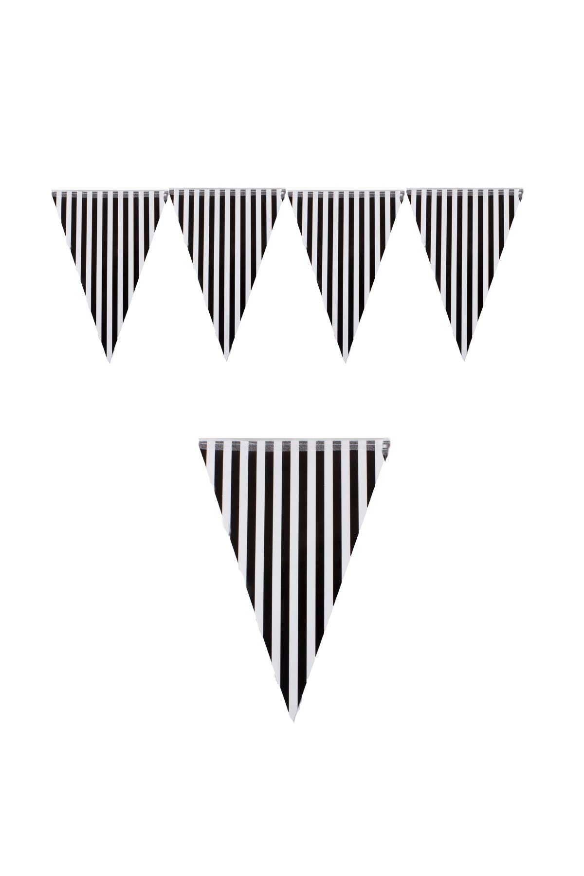 Beşiktaş Temalı Üçgen Flama 200cmPartistST1858