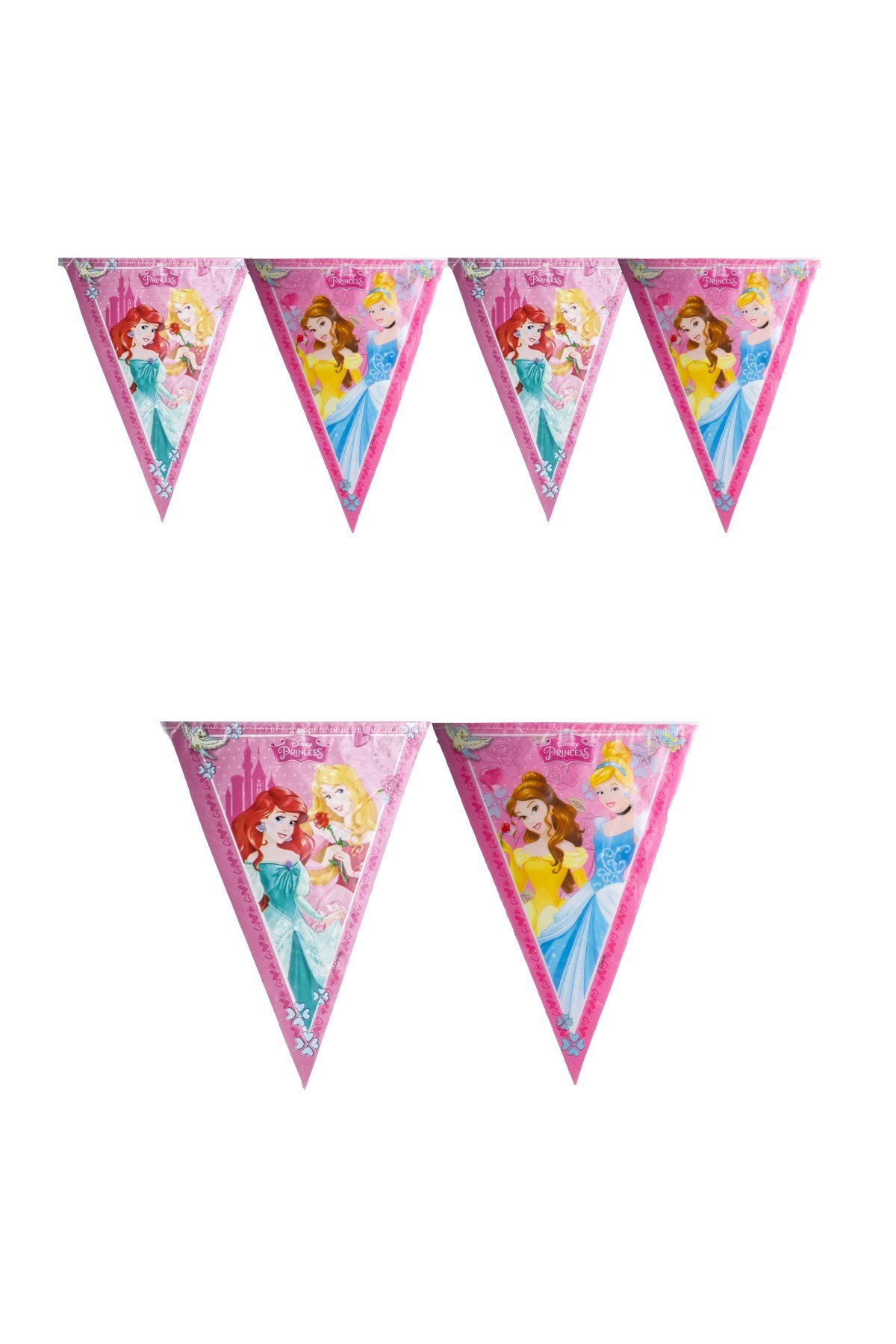 Disney Prensesler Lisanslı Üçgen Flama 230cmPartistST1814