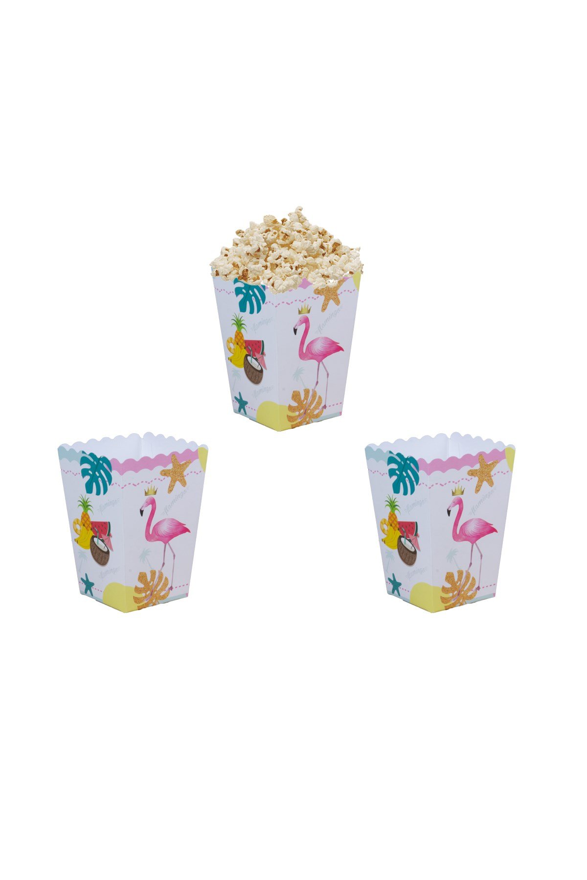 Flamingo Temalı Mısır Kutusu 10'luPartistPSPST2166