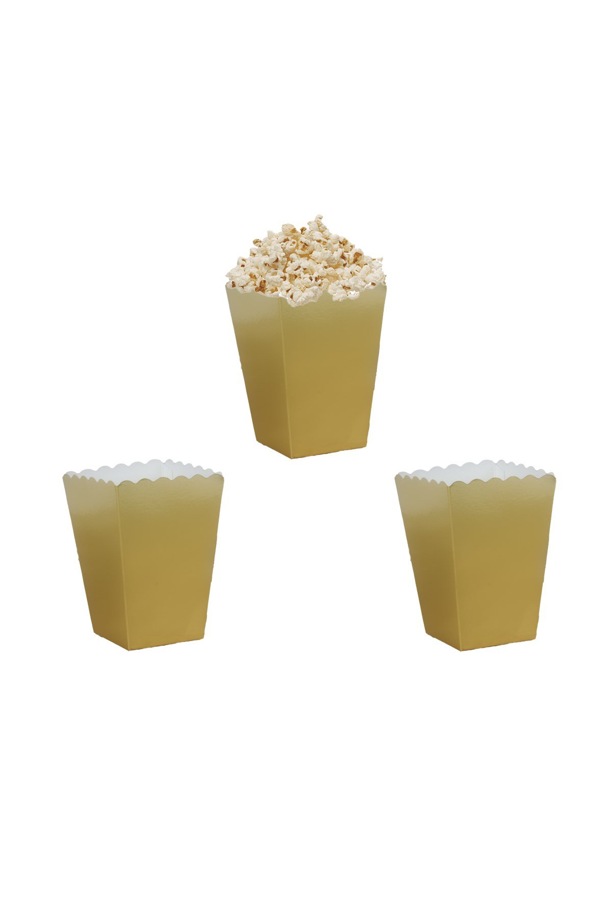 Gold Metalize Renk Mısır Kutusu 10'luPartistPSPST2192