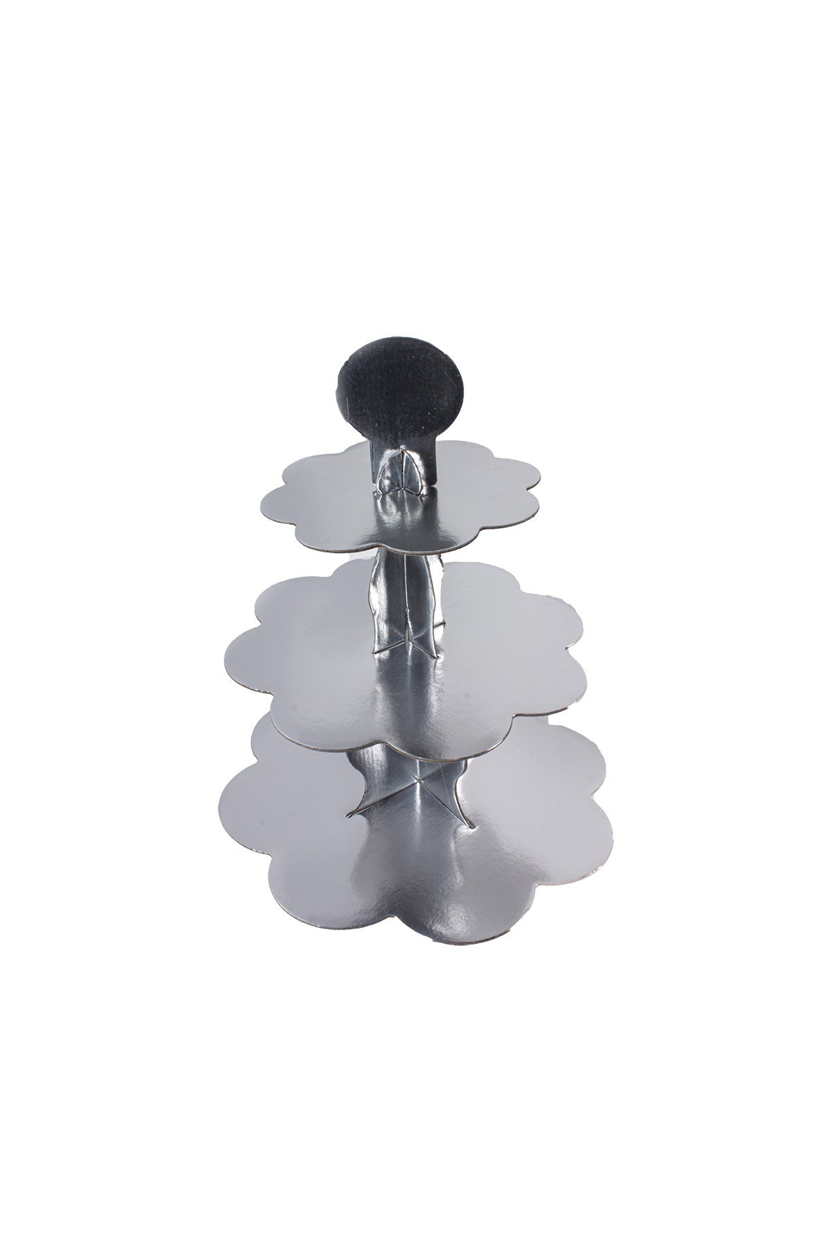 Gümüş Kek Standı Karton 3 KatlıPartistPSPST1579