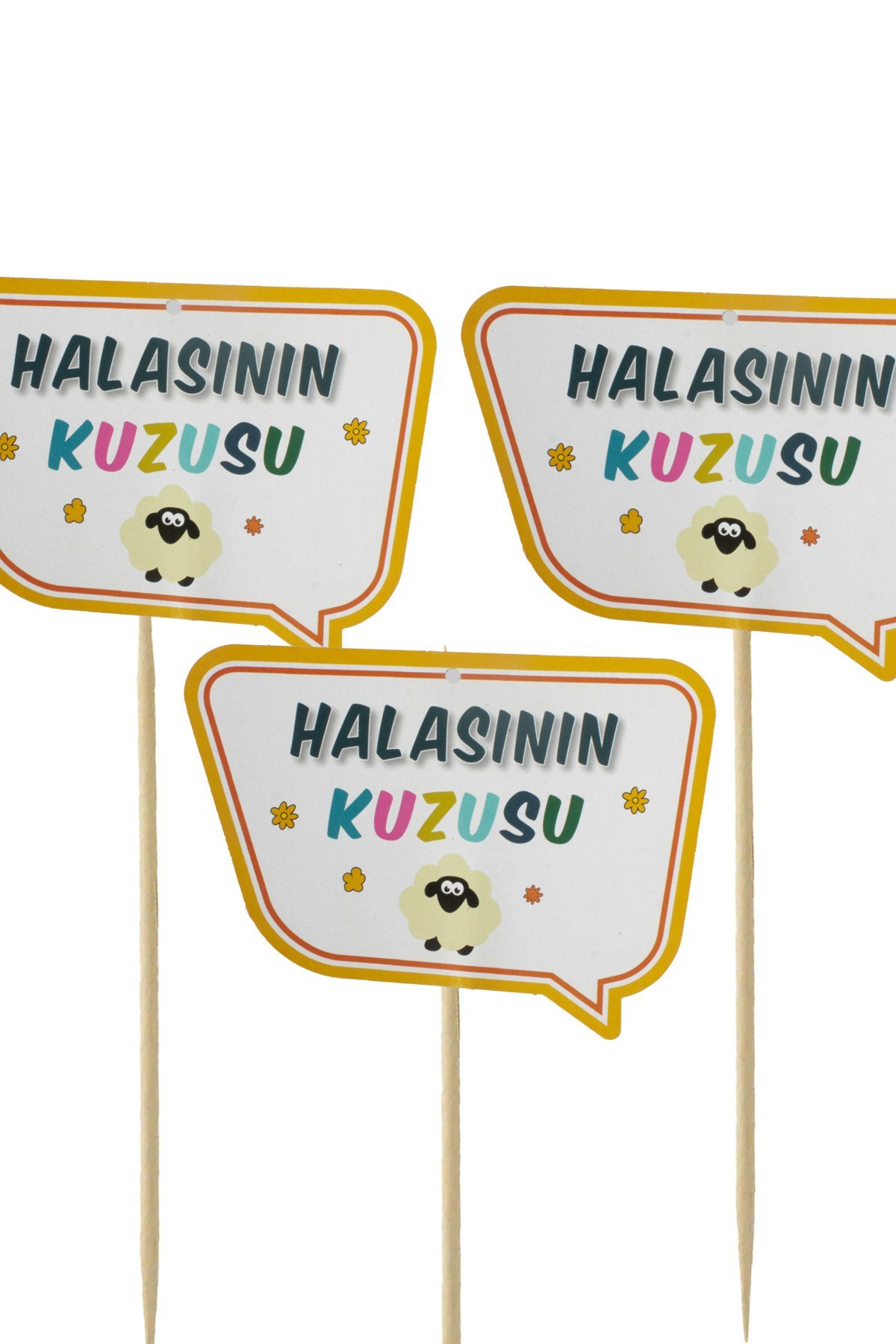 Halasının Kuzusu Yazılı Konuşma BalonuPartistST4012