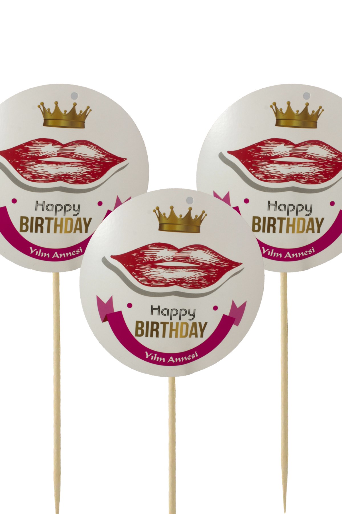 Happy Birthday Yılın Annesi Temalı Konuşma BalonuPartistST3990