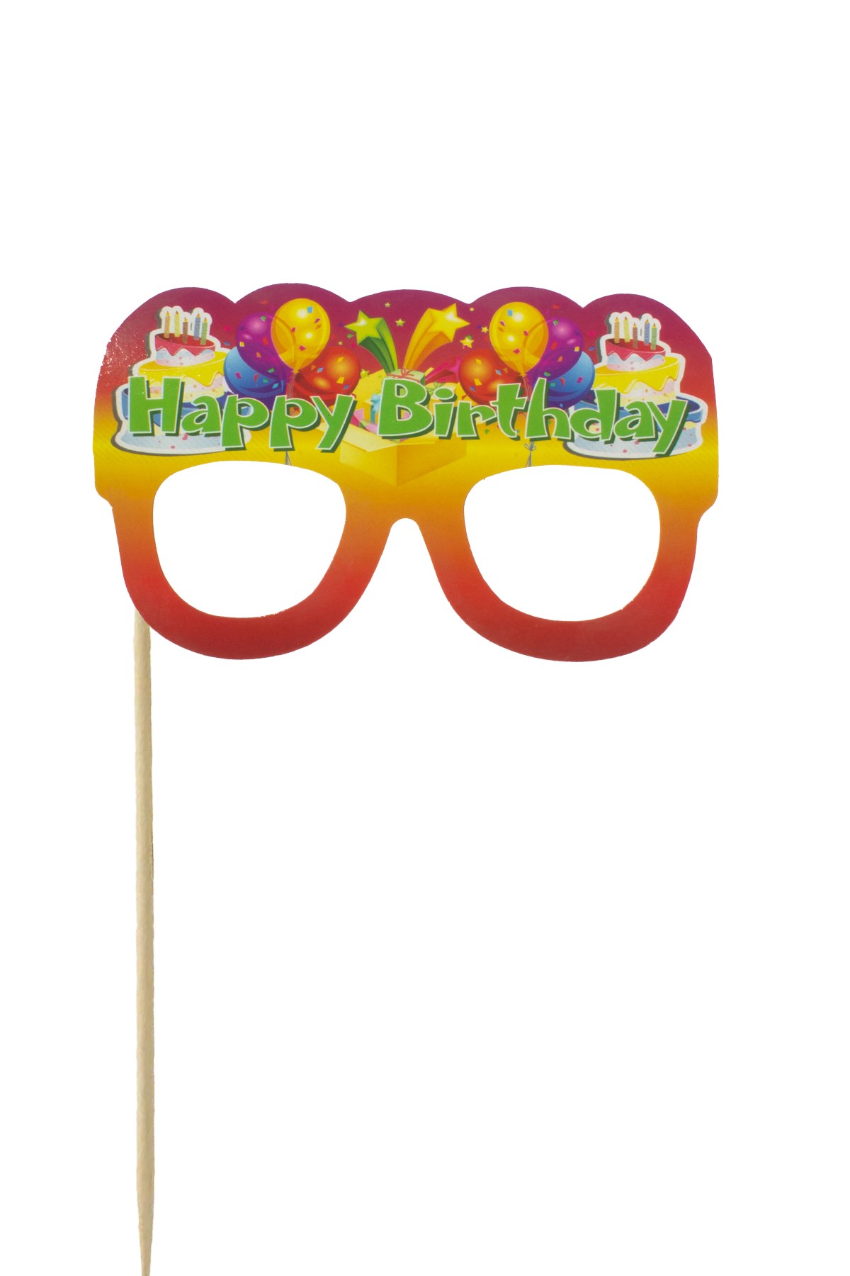 Happy Birthday Yazılı Renkli Gözlük Konuşma BalonuPartistST4063