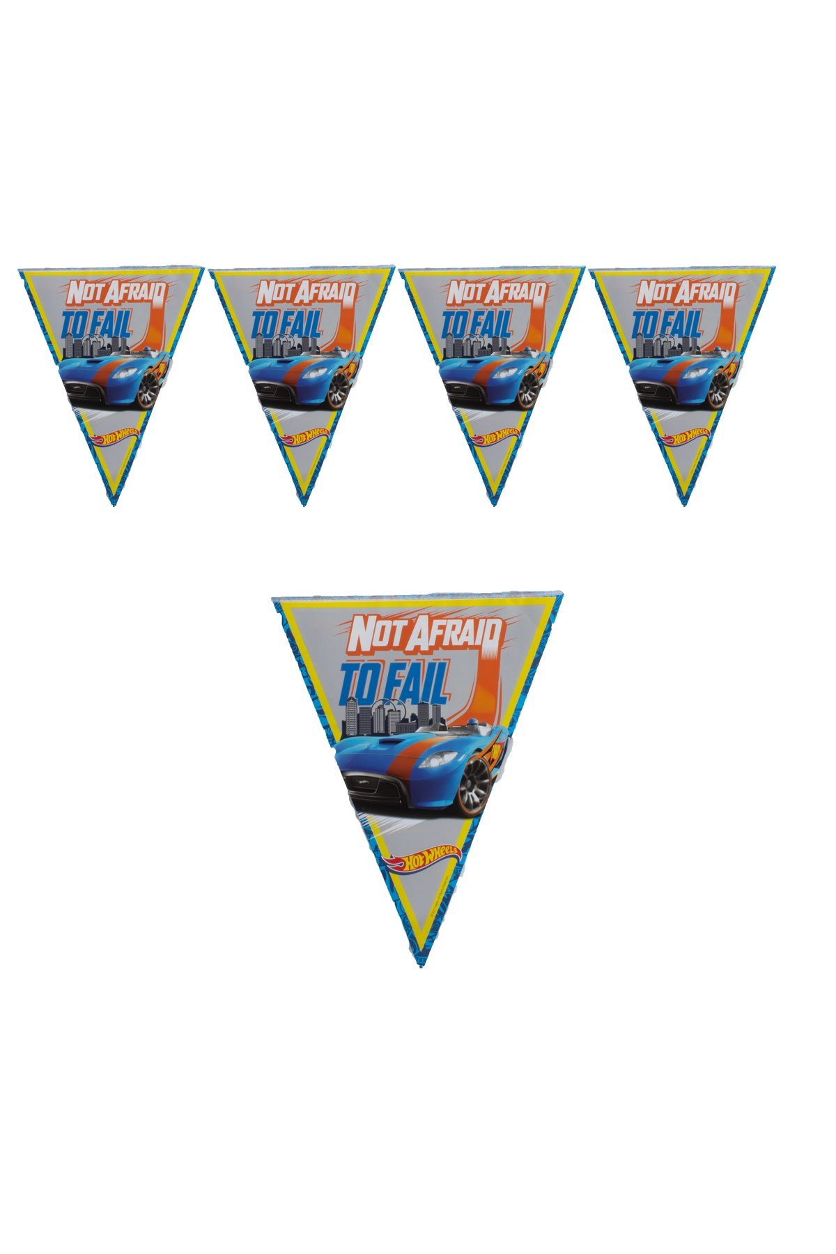 Hot Weels Lisanslı Üçgen Flama 320cmPartistST1813