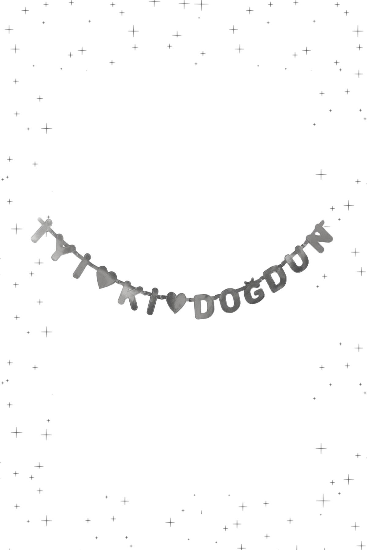 İyi Ki Doğdun Gümüş Banner 180cmPartistST1739