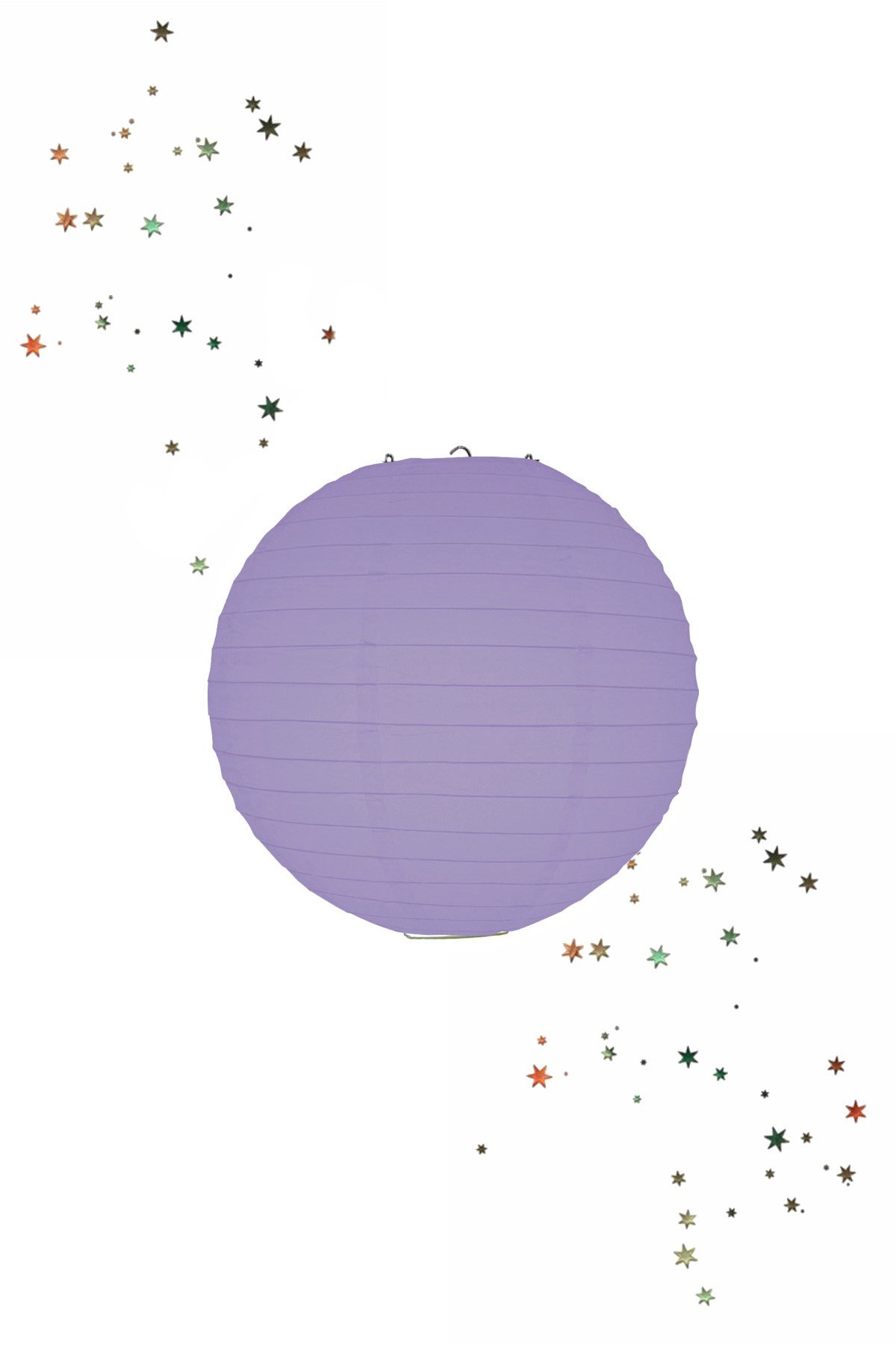 Japon Feneri Kağıt Mor 20cmPartistST2037