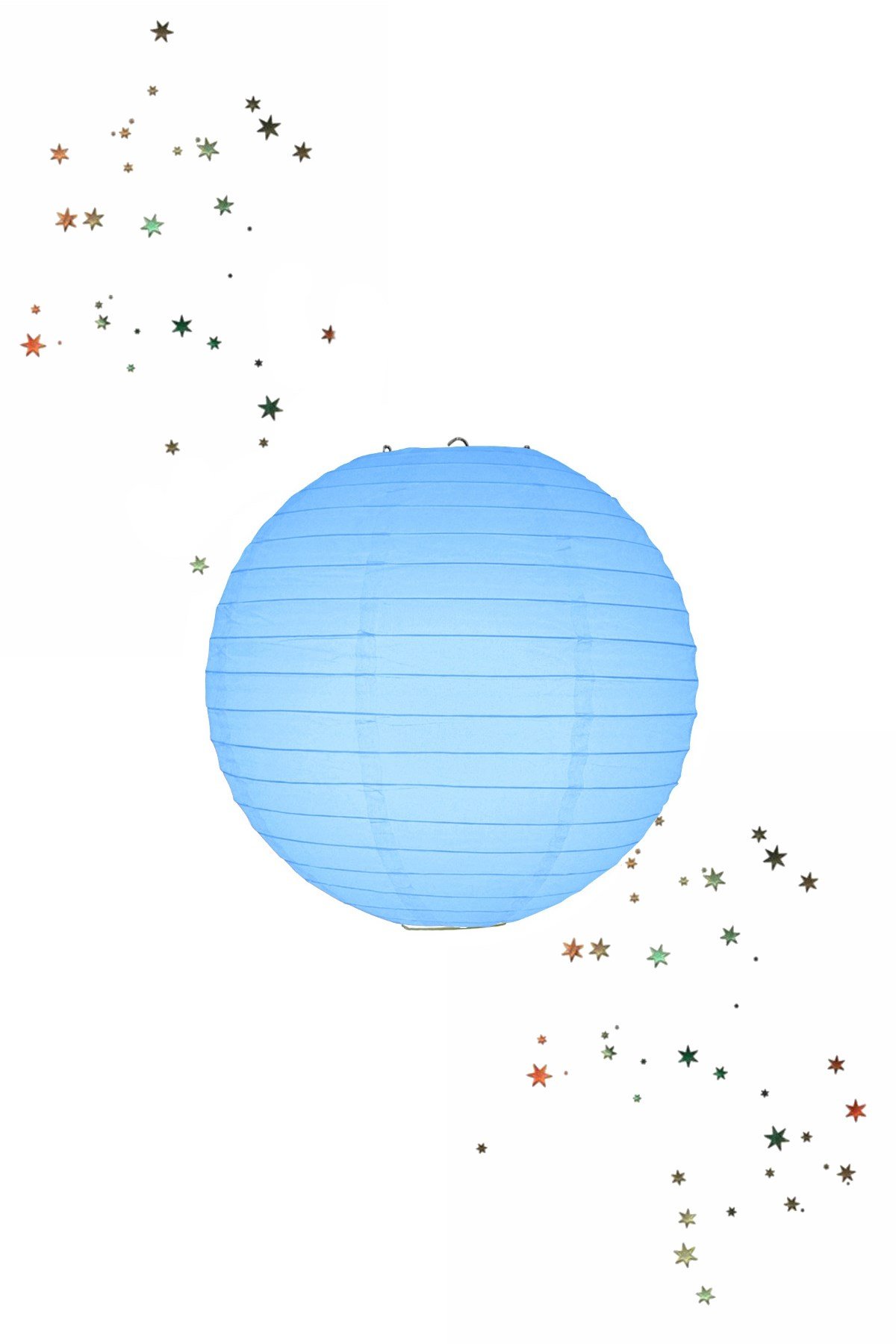 Japon Feneri Kağıt Mavi 20cmPartistST2033