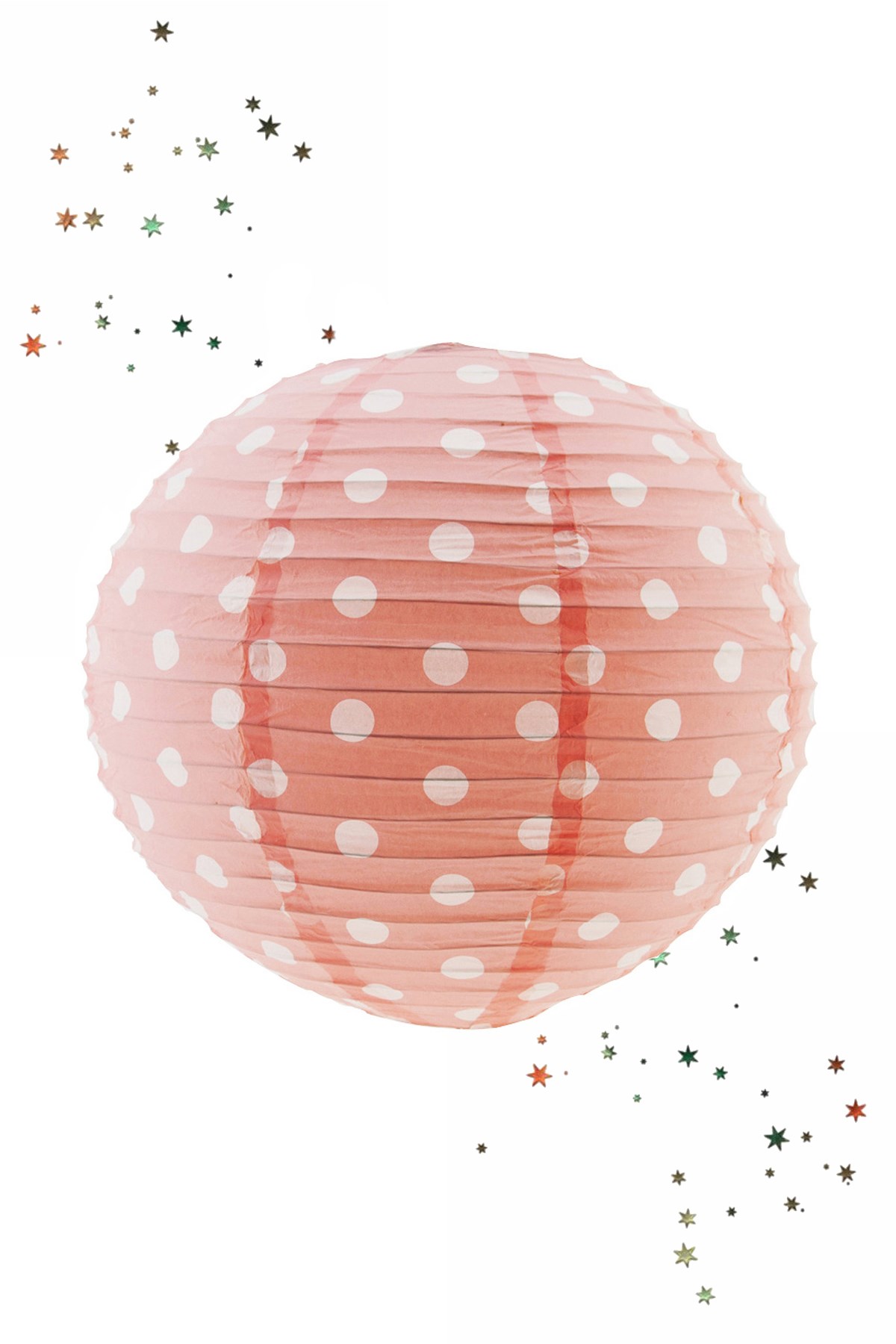 Japon Feneri Kağıt Puantiyeli 30cmPartistST2027