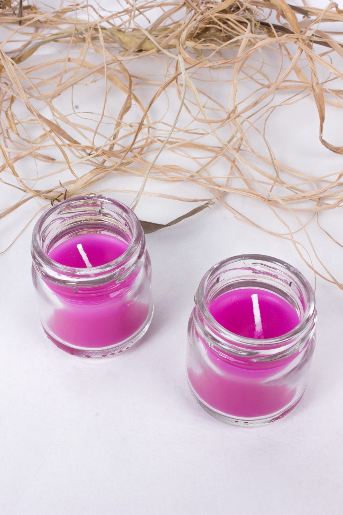 Kavanoz Mum Kokulu Fuşya 2'liPartistST3068