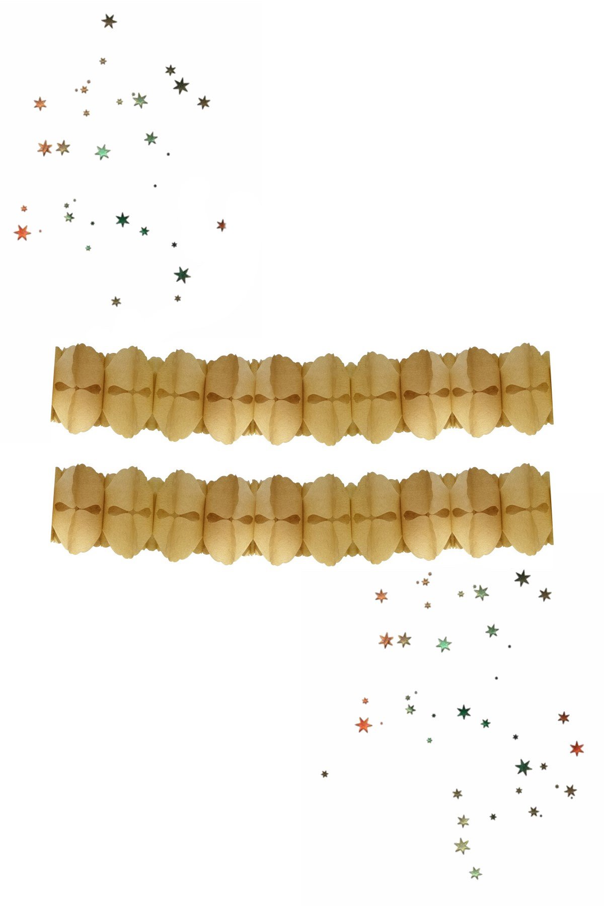 Kikajoy Doku Garland Dekor Süs Gold 360cmPartistST3966