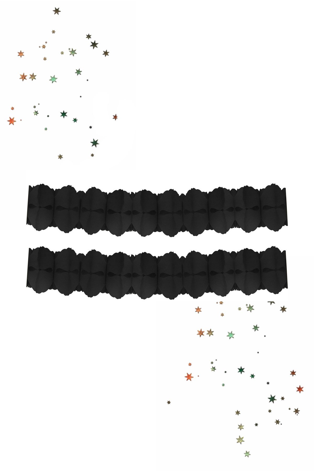 Kikajoy Doku Garland Dekor Süs Siyah 360cmPartistST3967