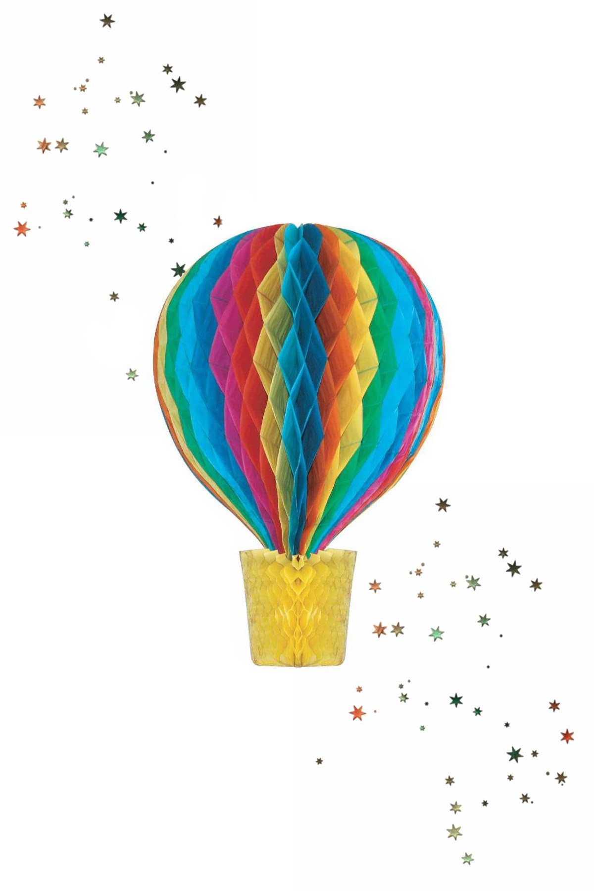 Kikajoy Hava Balonu Rengarenk Petek Süs 48cmPartistST3968