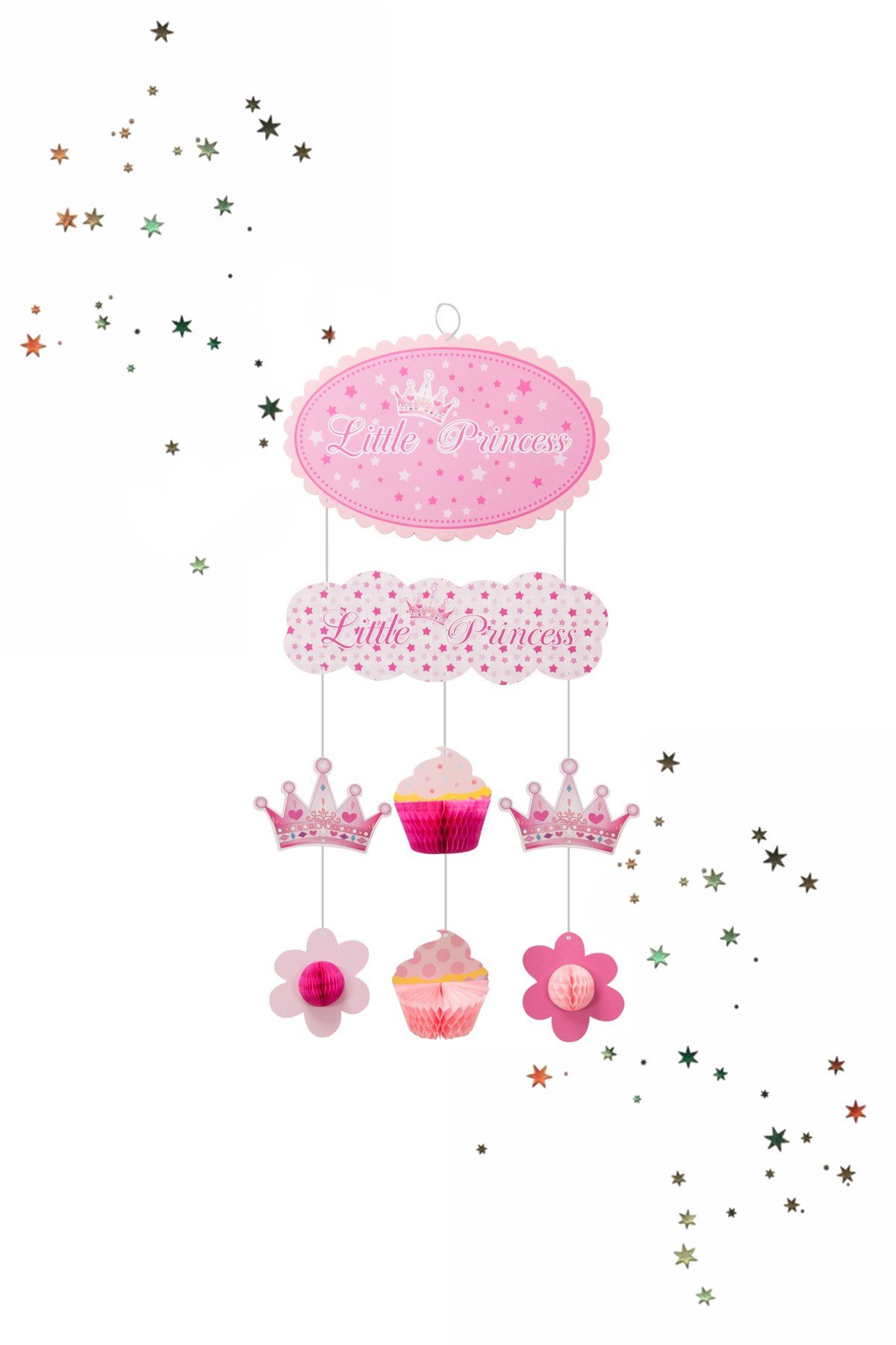 Kikajoy Küçük Prenses Temalı Pembe Set SüsPartistST3978