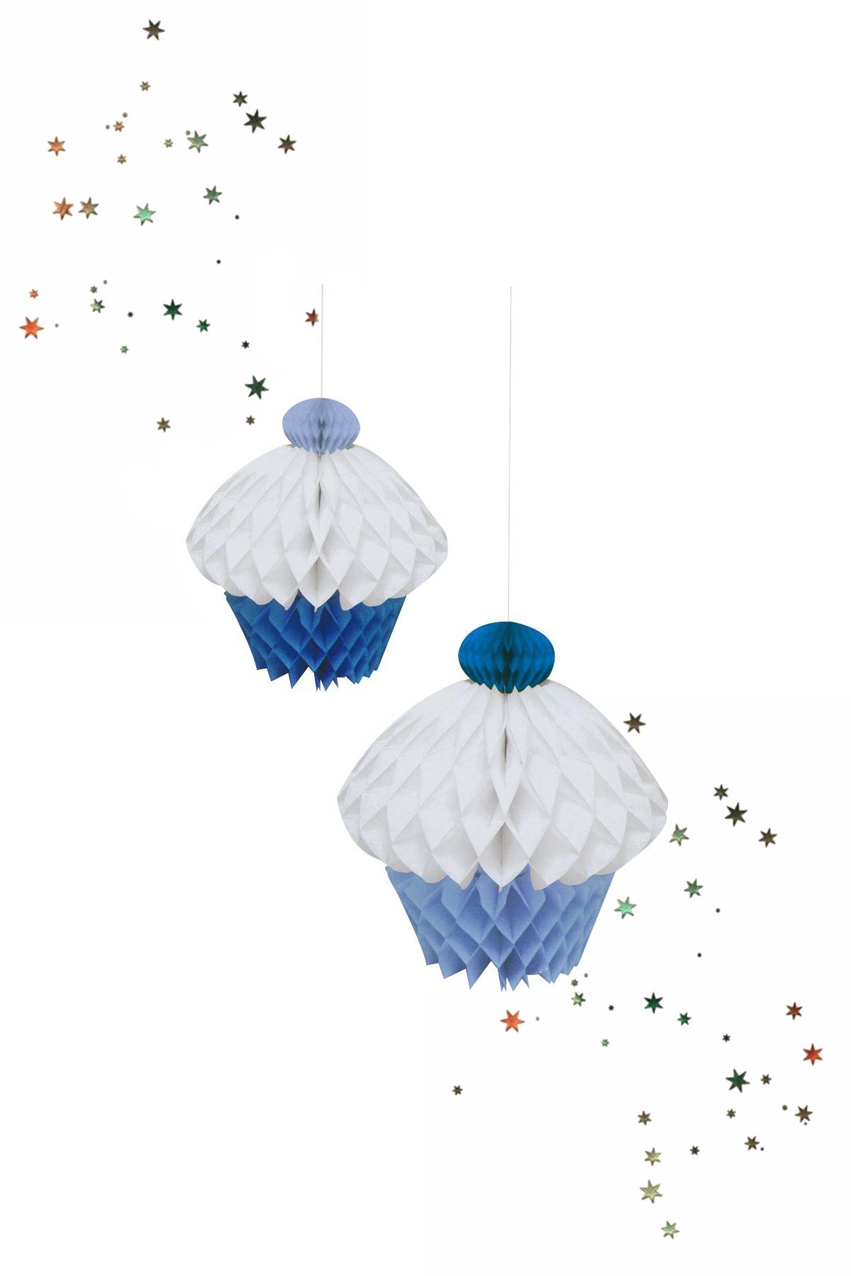 Kikajoy Petek Süs Cupcake Mavi Lacivert 2'liPartistST1955