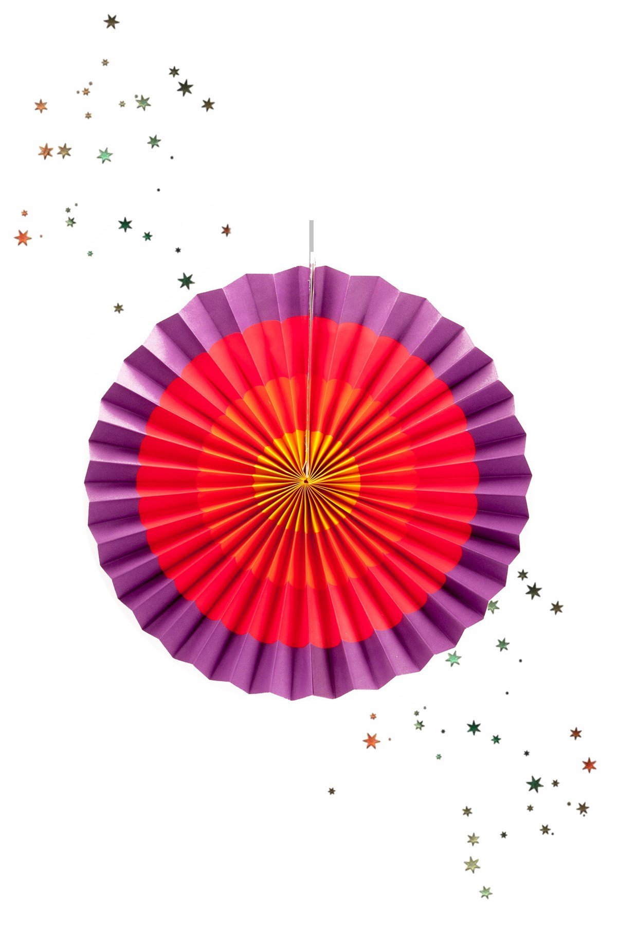 Kikajoy Yelpaze Süs Rengarenk 45cmPartistST1930