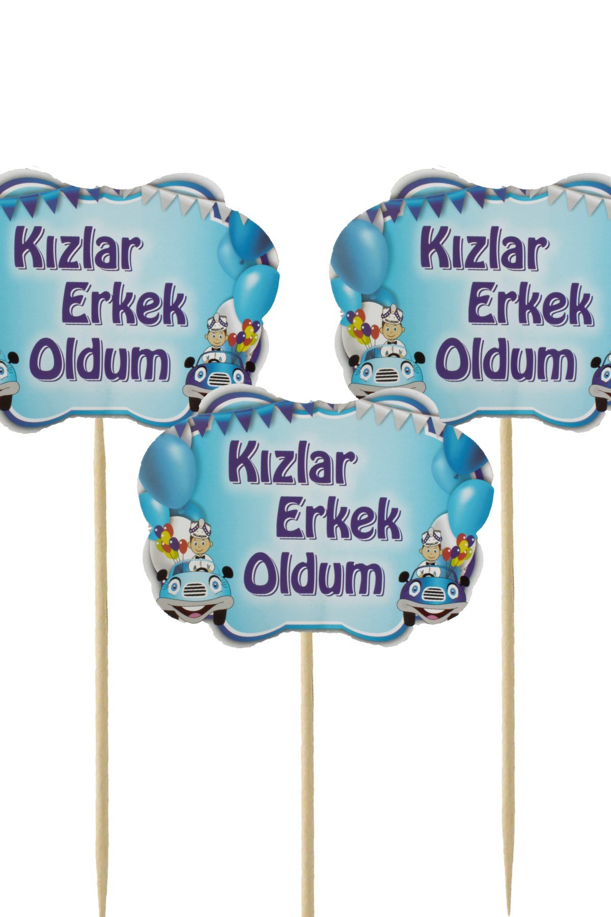 Kızlar Erkek Oldum Yazılı Konuşma BalonuPartistST4039