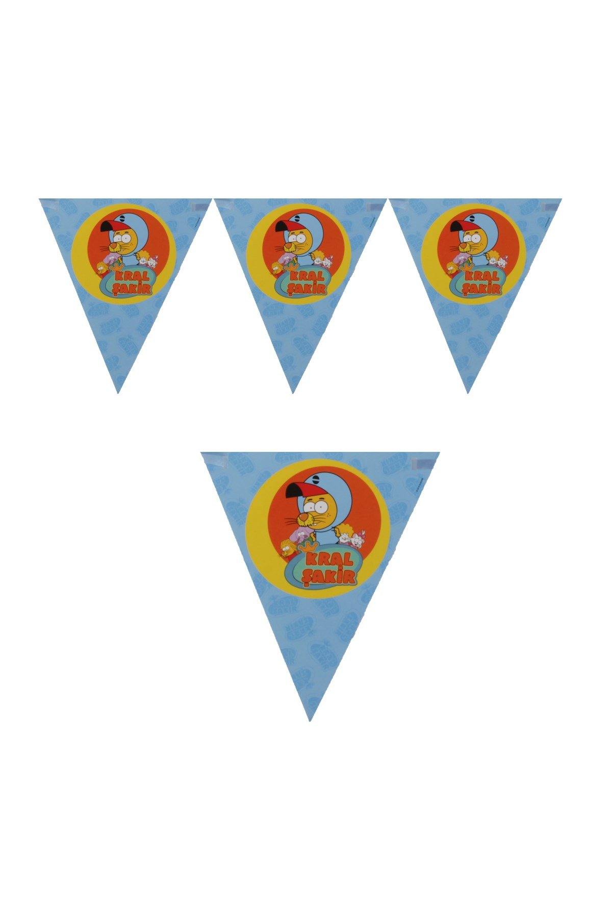 Kral Şakir Action Lisanslı Üçgen Flama 270cmPartistST1797