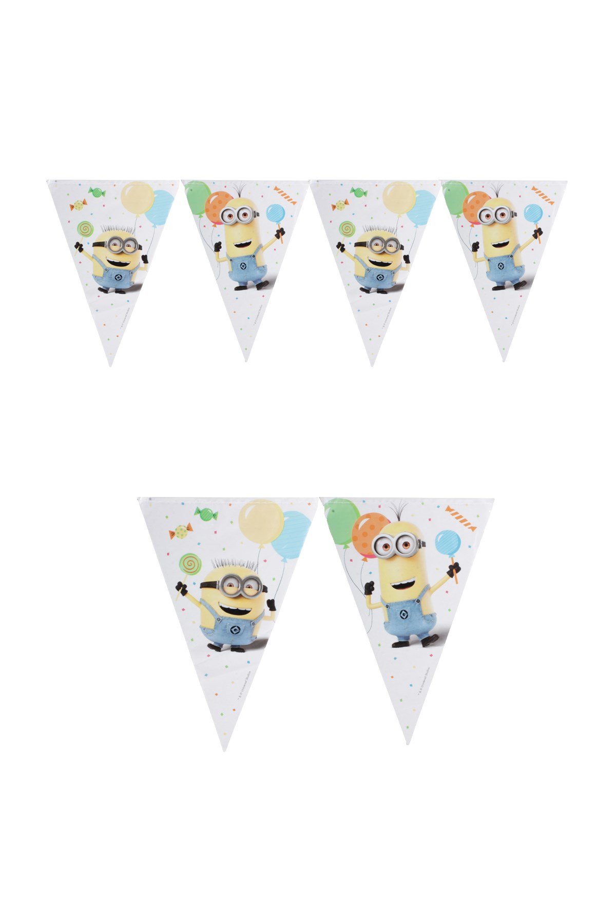 Minions Lisanslı Üçgen Flama 230cmPartistST1802