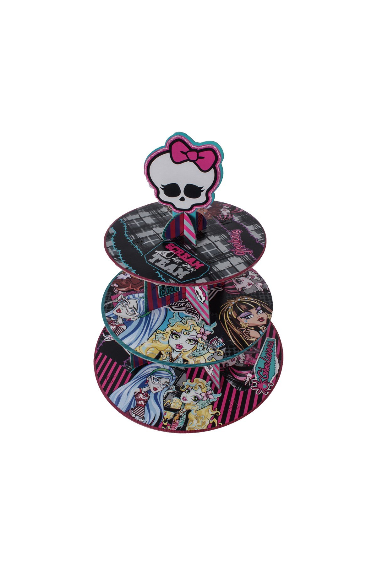 Monster High Lisanslı Kek Standı Karton 3 KatlıPartistPSPST1592