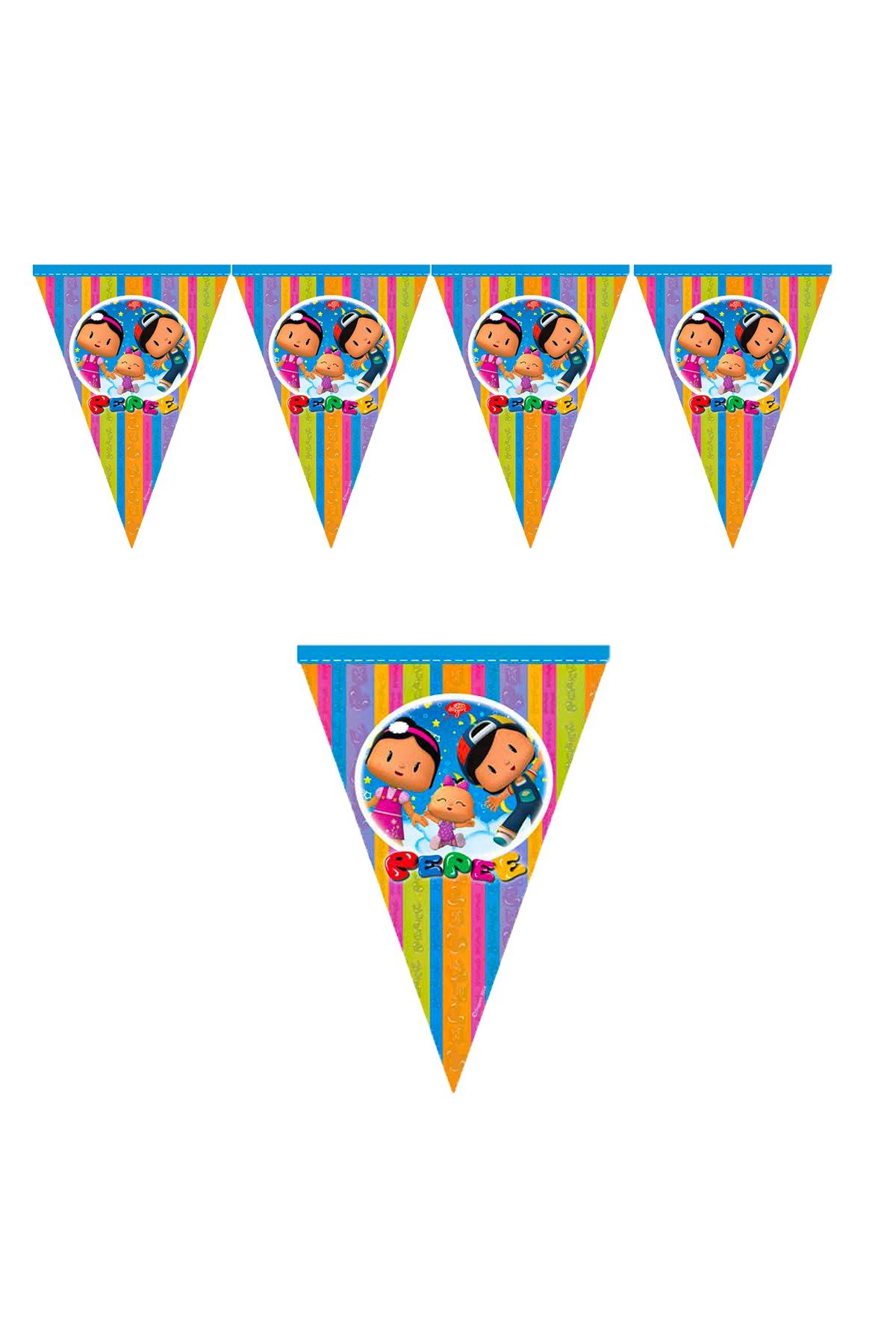 Pepee Lisanslı Üçgen Flama 320cmPartistST1804