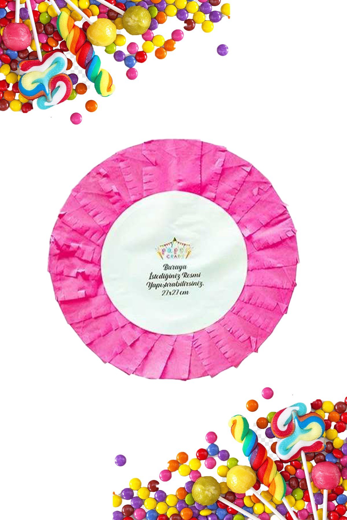 Pinyata Boş Desen FuşyaPartistST2966