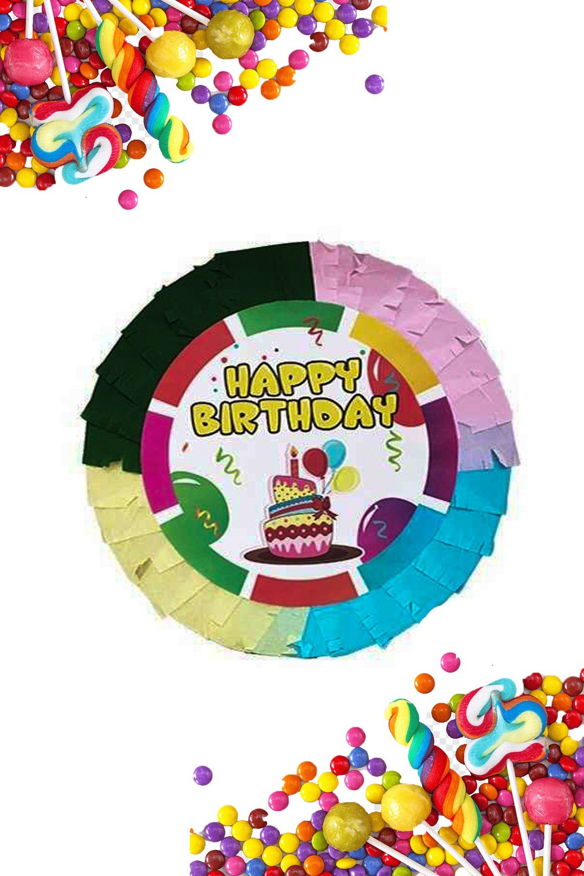 Pinyata Happy Birthday Temalı RengarenkPartistST2944