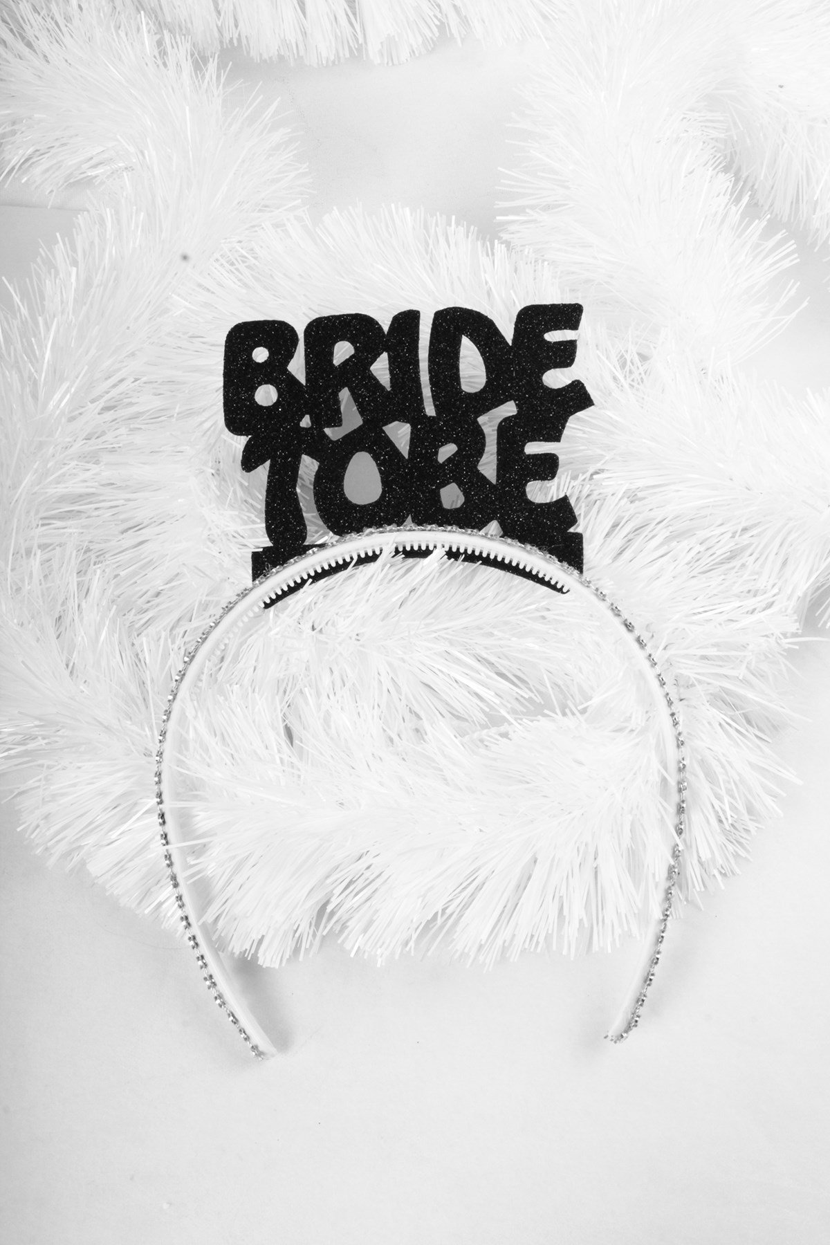 Simli Eva Bride To Be Taç SiyahPartistST2892