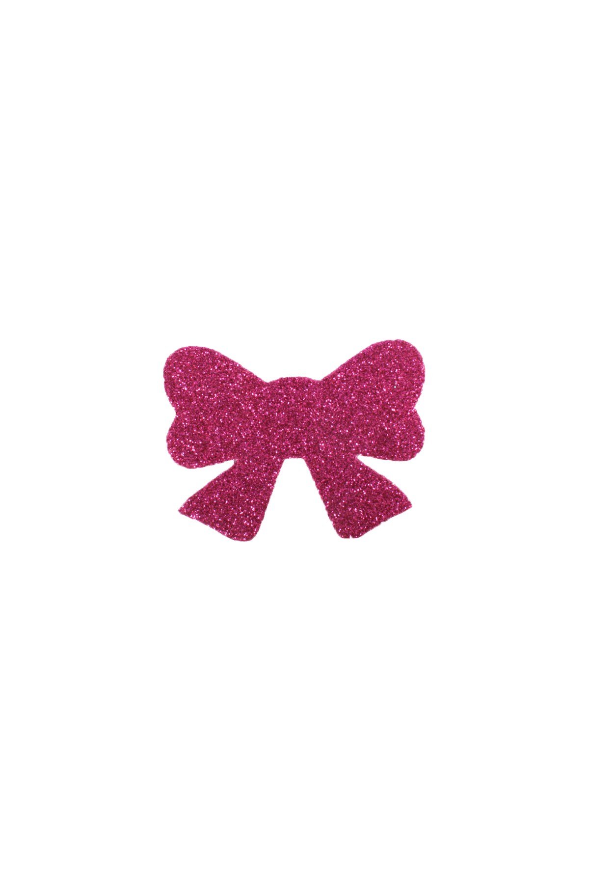 Simli Eva Fiyonk Fuşya 9*7,5cm 10 AdetPartistST2906