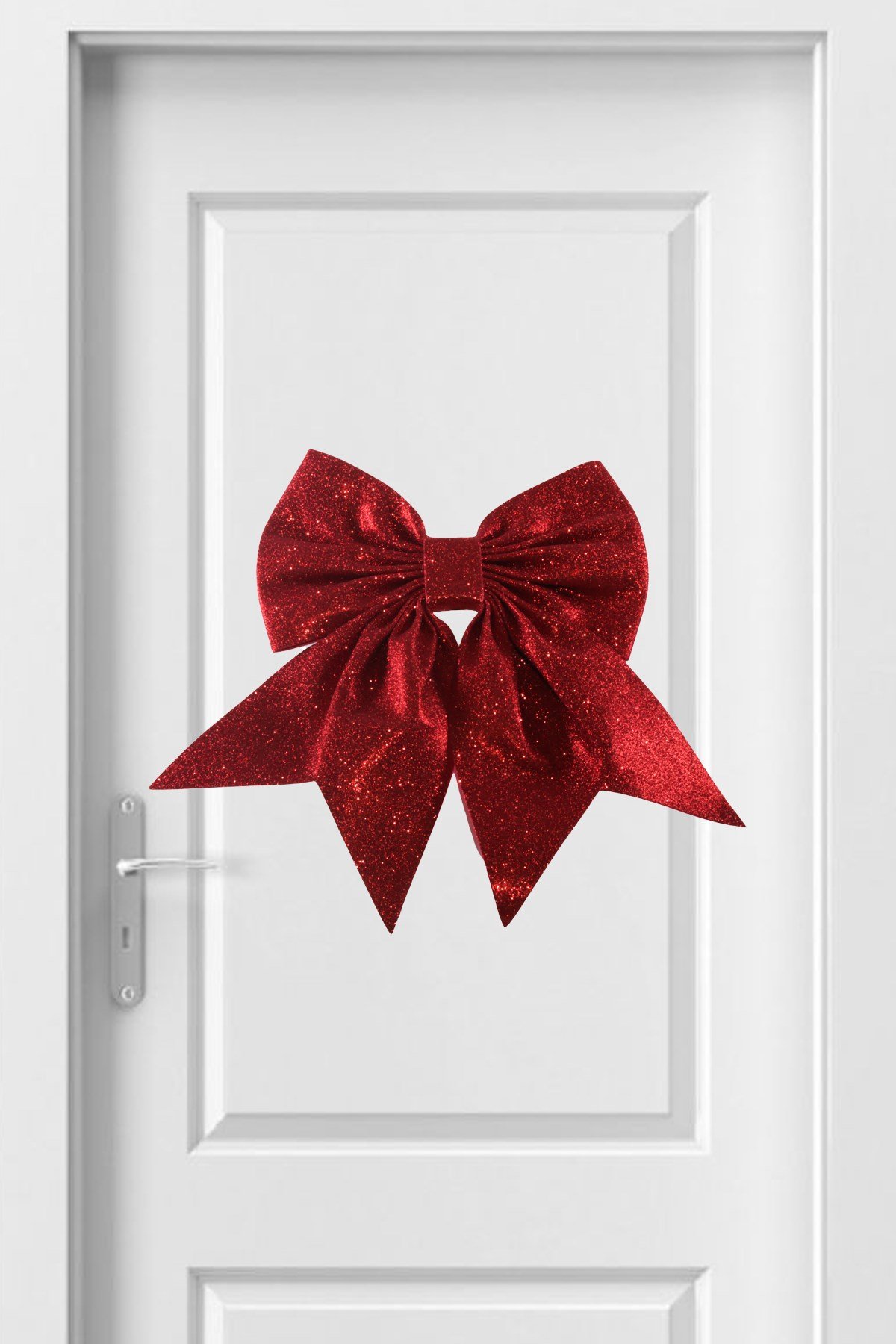 Simli Eva Ultra Büyük Fiyonk Kırmızı 50*60cmPartistST2925