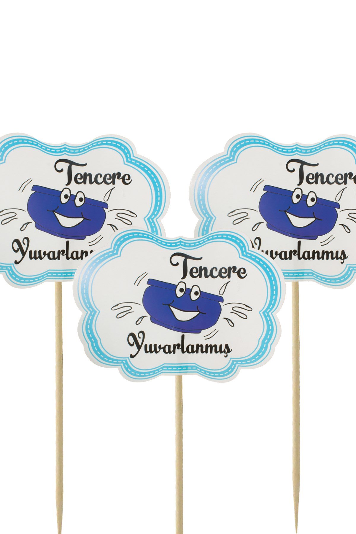 Tencere Yuvarlanmış Yazılı Konuşma BalonuPartistST4003