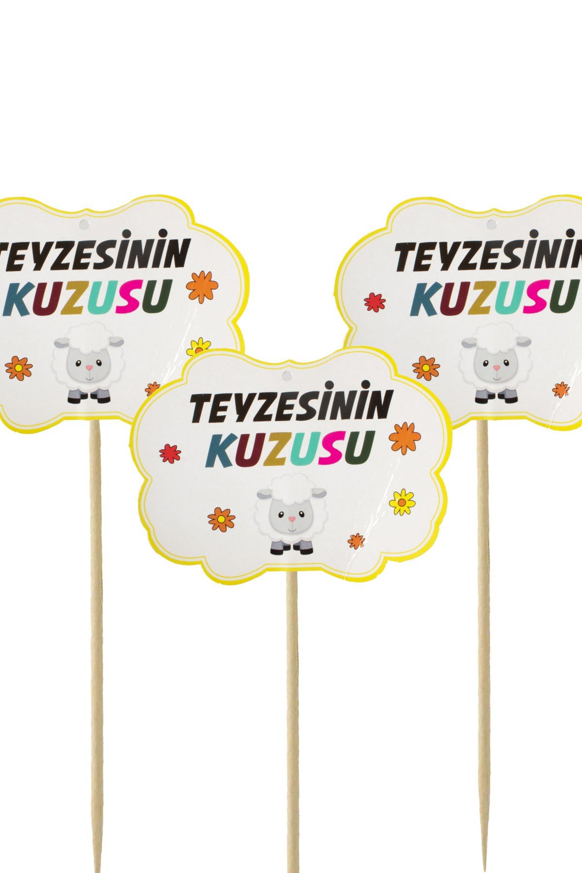 Teyzesinin Kuzusu Yazılı Konuşma BalonuPartistST4013