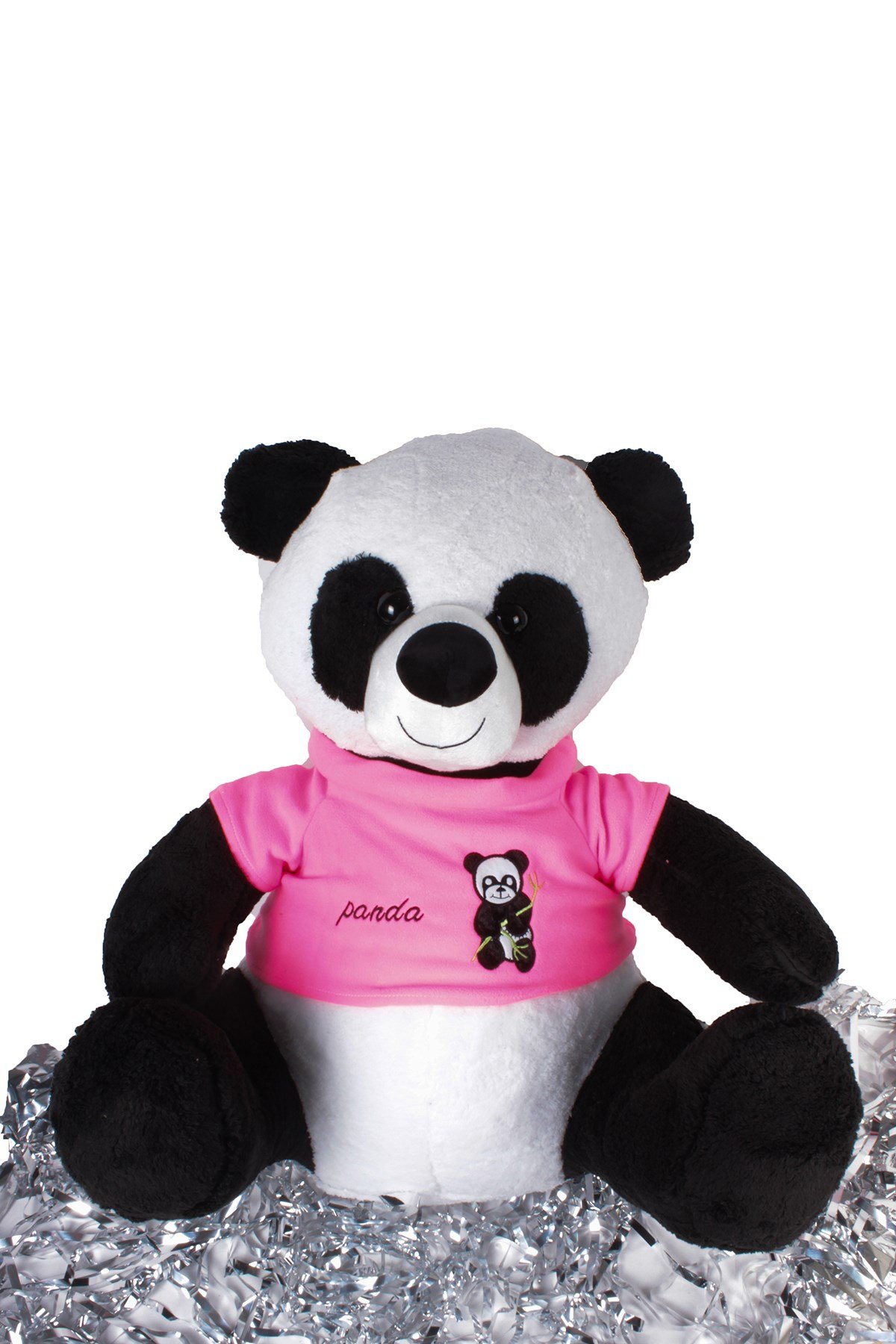Peluş Oyuncak Panda Pembe Elbiseli 85 Cm