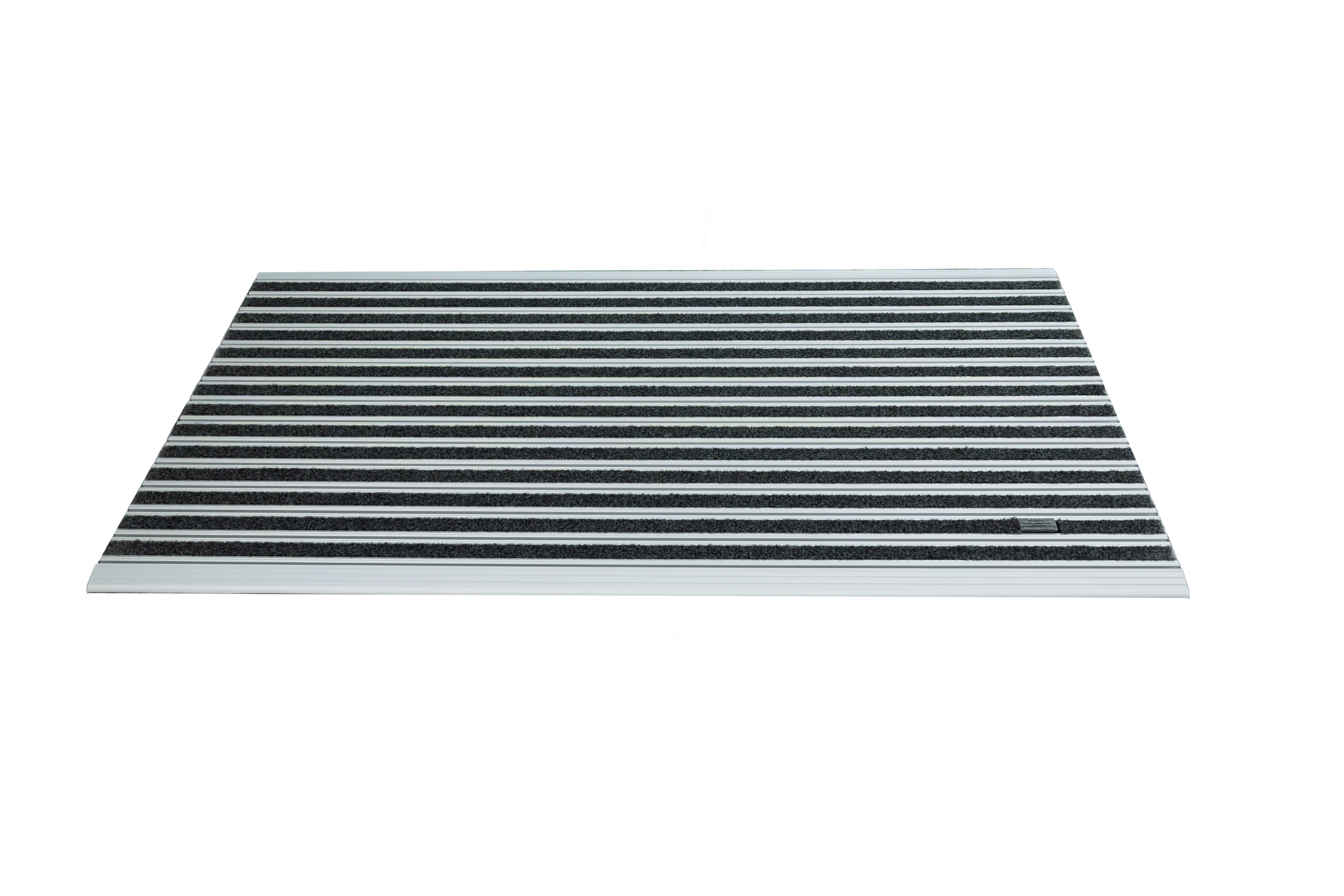 10 mm 82Velur Halı Yüzeyli 69*110 cm Alüminyum Paspas