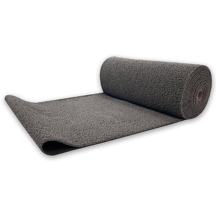14 mm Altı Açık Gri Kıvırcık Paspas En:100 cm Boy:15 mt